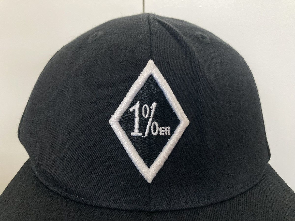 Vintage 1%ER ONE PERCENTER OUTLAW BIKER HAT CAP MOTORCYCLE CLUB MC Size ONE SIZE - 3 Thumbnail