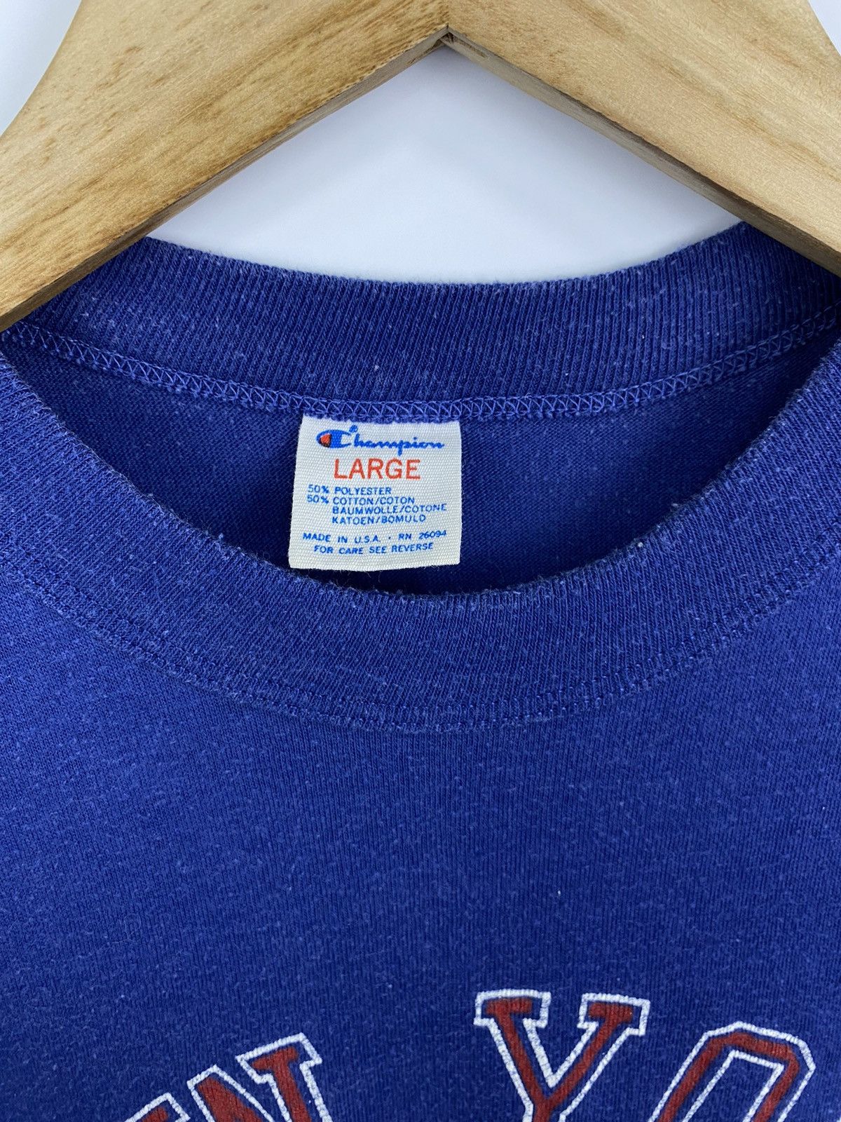 Champion 🇺🇸🏈 Vintage 80s Champion New York Giants Football T-shirt Size US L / EU 52-54 / 3 - 5 Thumbnail