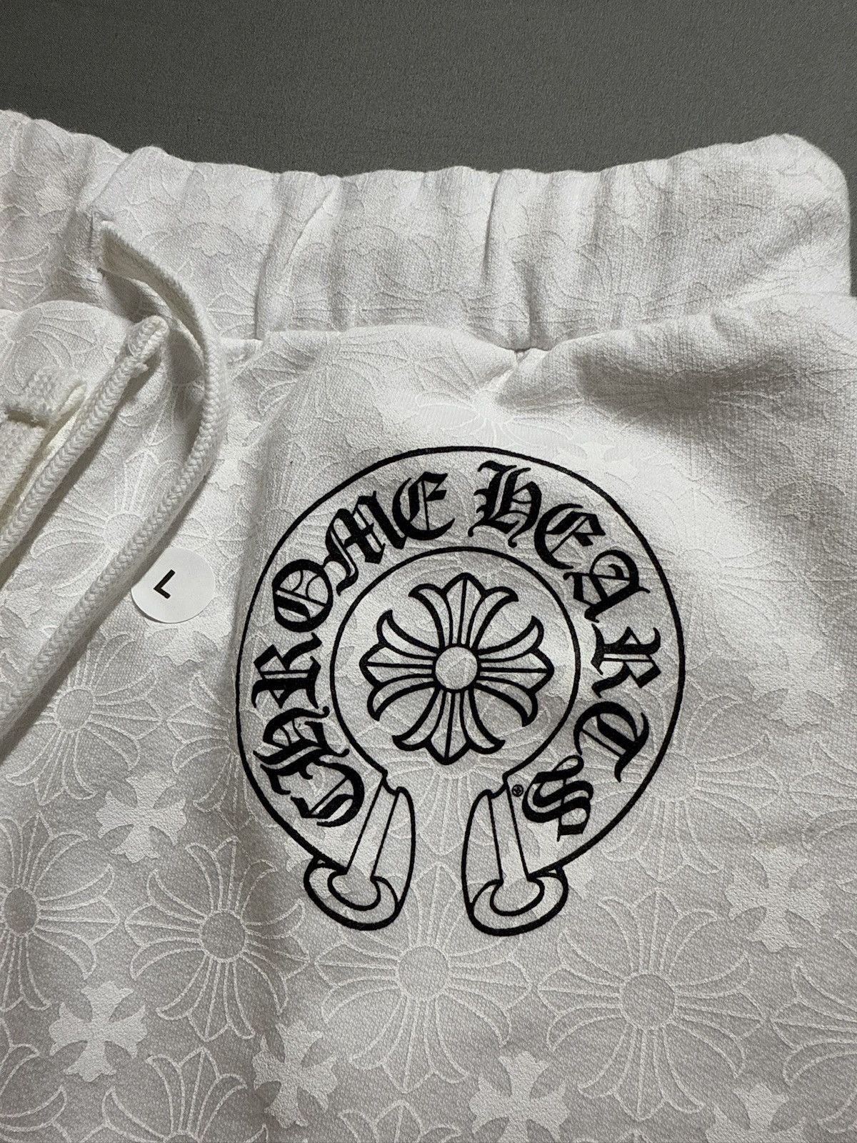 Chrome Hearts Chrome hearts white monogram sweats LARGE Size US 36 / EU 52 - 2 Thumbnail