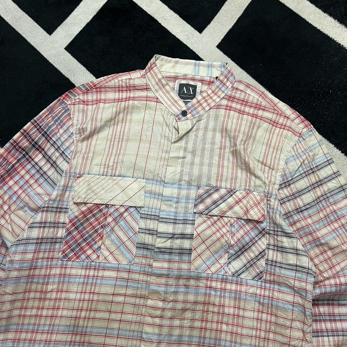 Kapital Armani Exchange Multi-Direction Plaid Shirt| missoni style Size US L / EU 52-54 / 3 - 2 Thumbnail