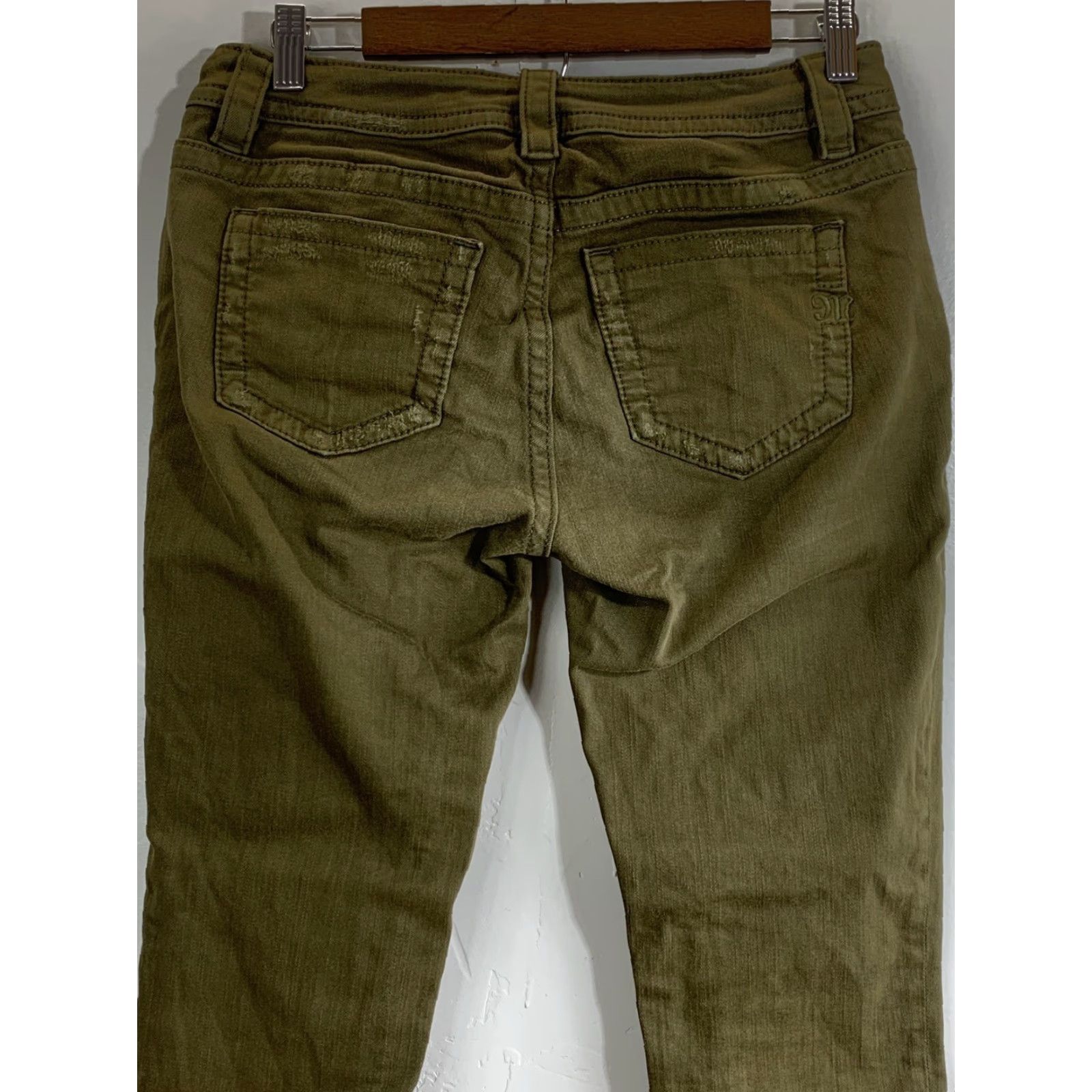 Miss Me Miss Me Women's Jeans Mid-Rise Easy Skinny Green Size 27 Size 27" / US 4 / IT 40 - 3 Thumbnail