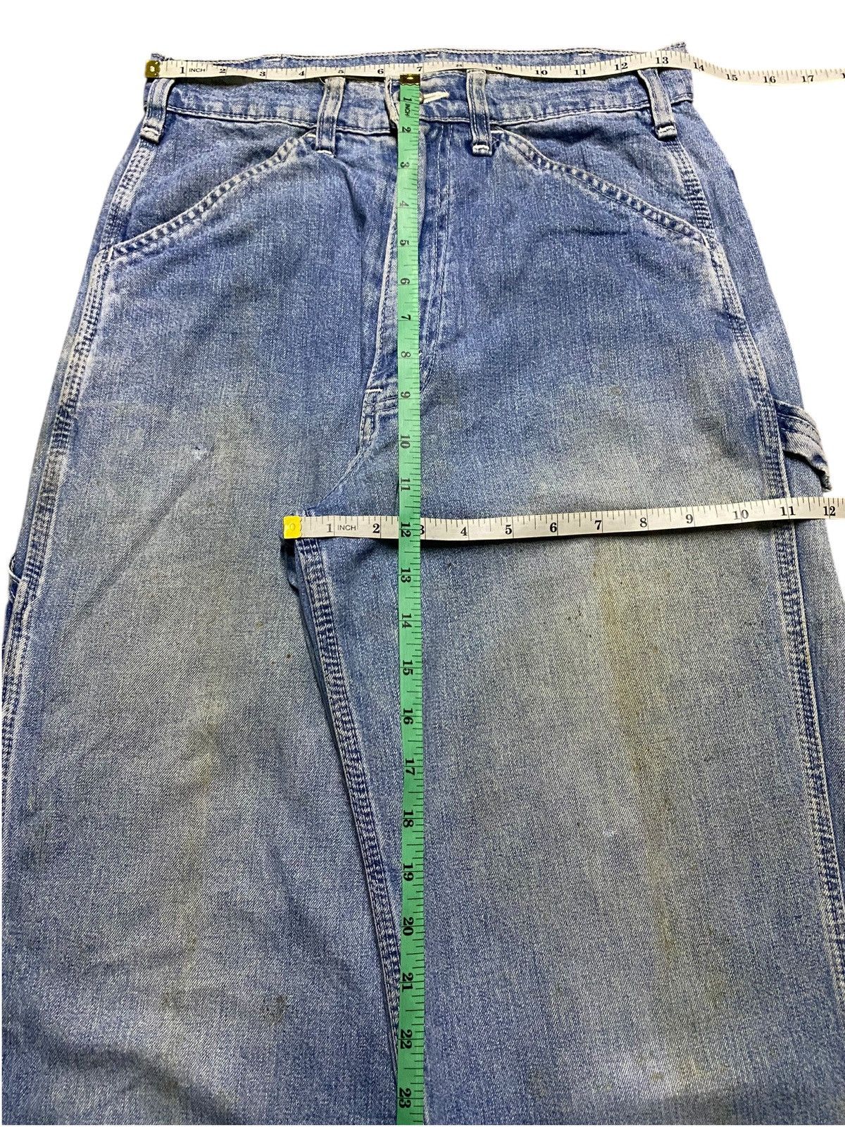 Levi's Vintage Clothing Vintage Levis Japan Big E White Tab Carpenter Baggy Jeans Size US 27 - 11 Thumbnail