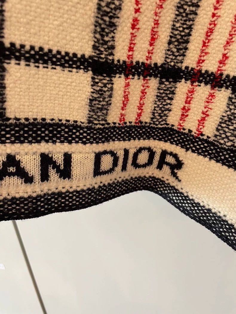 Dior New Dior Letter Checkered Short Jacket-2506 Size M / US 6-8 / IT 42-44 - 3 Thumbnail