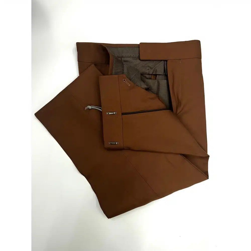 Tom Ford o1sndg0825 61004N Silk Pant in Brown Size US 30 / EU 46 - 2 Thumbnail