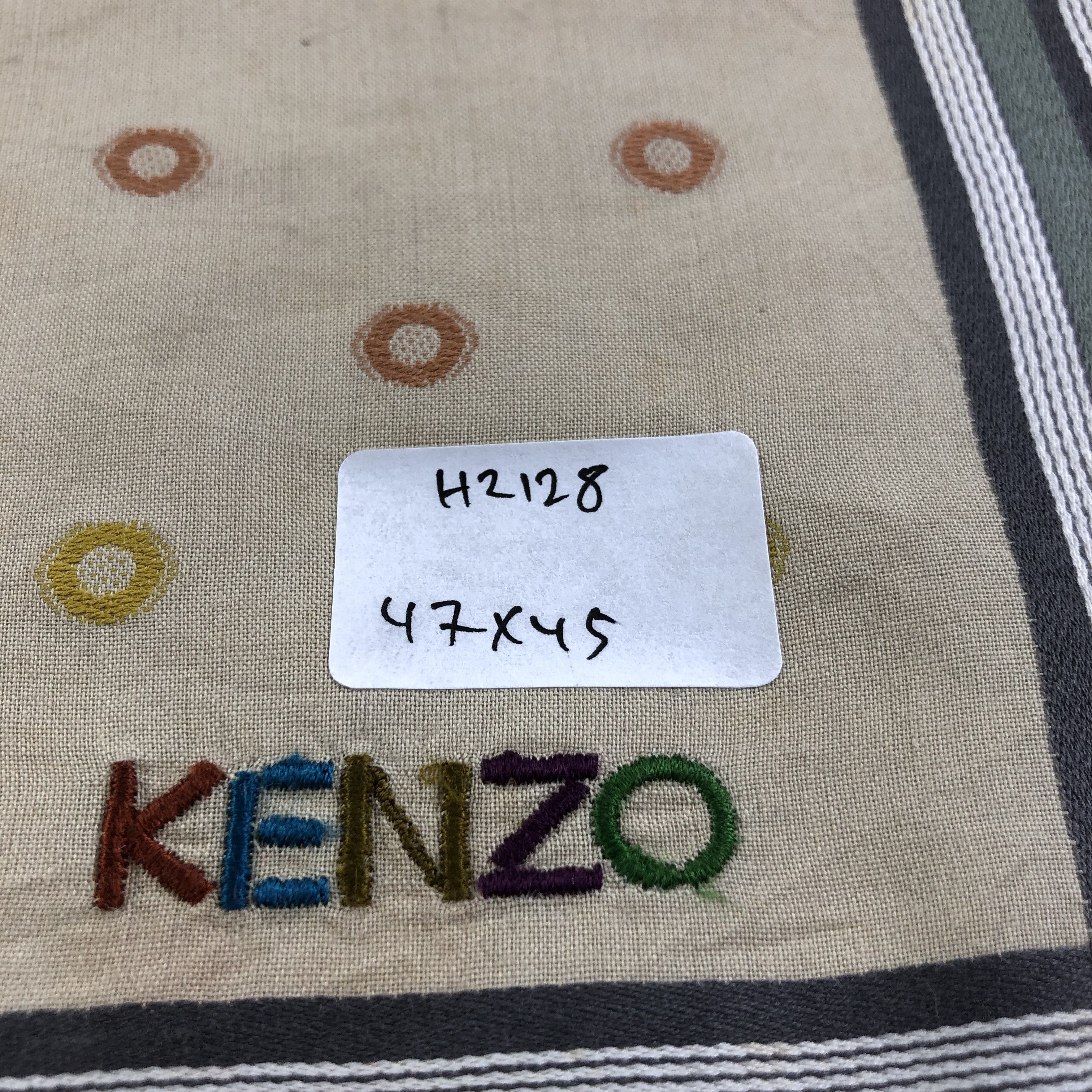 Kenzo Kenzo Handkerchief Neckerchief Bandana H2128 Size ONE SIZE - 8 Thumbnail
