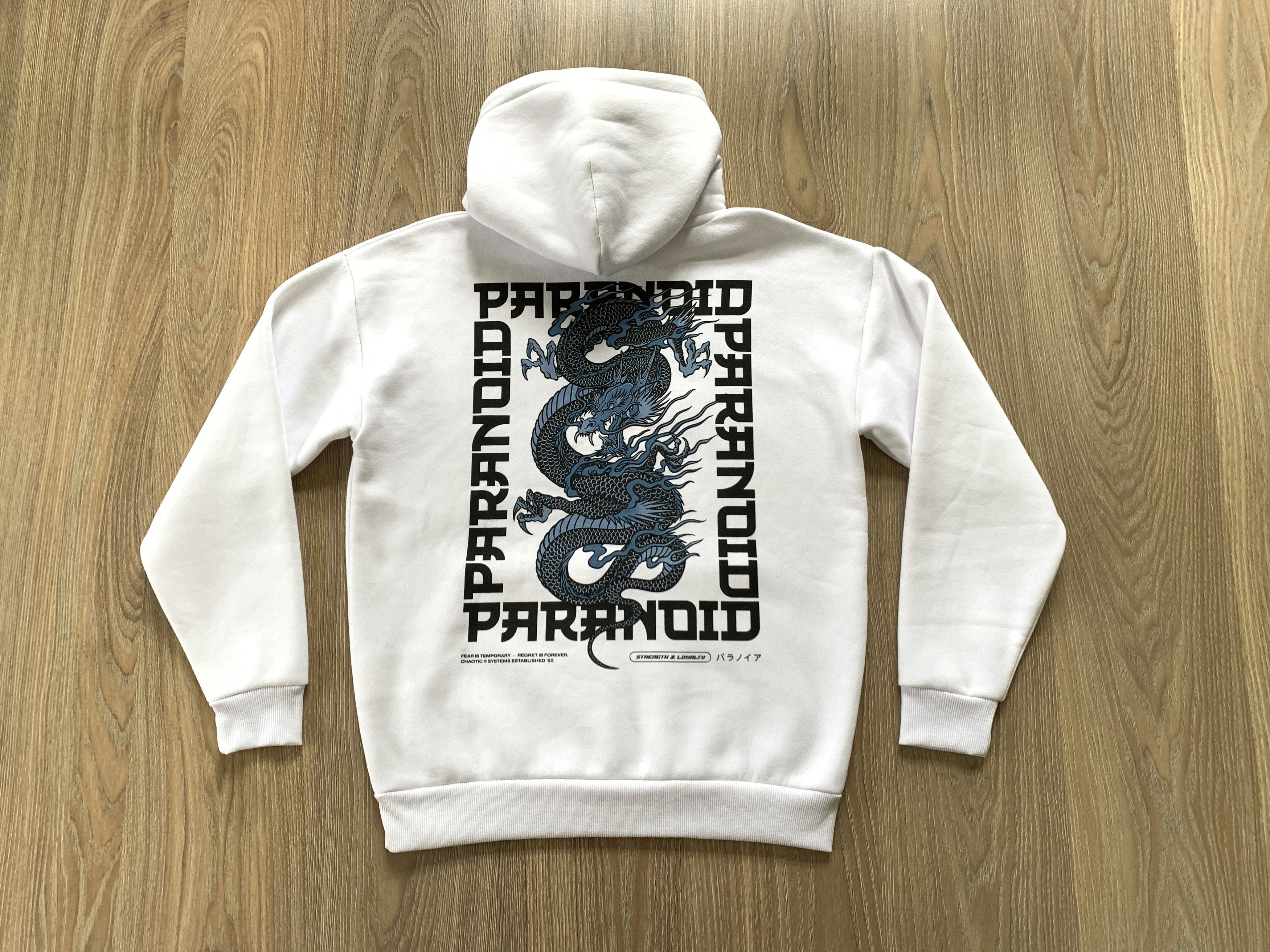 Designer Black Squad White Printed Hoodie Size US S / EU 44-46 / 1 - 3 Thumbnail
