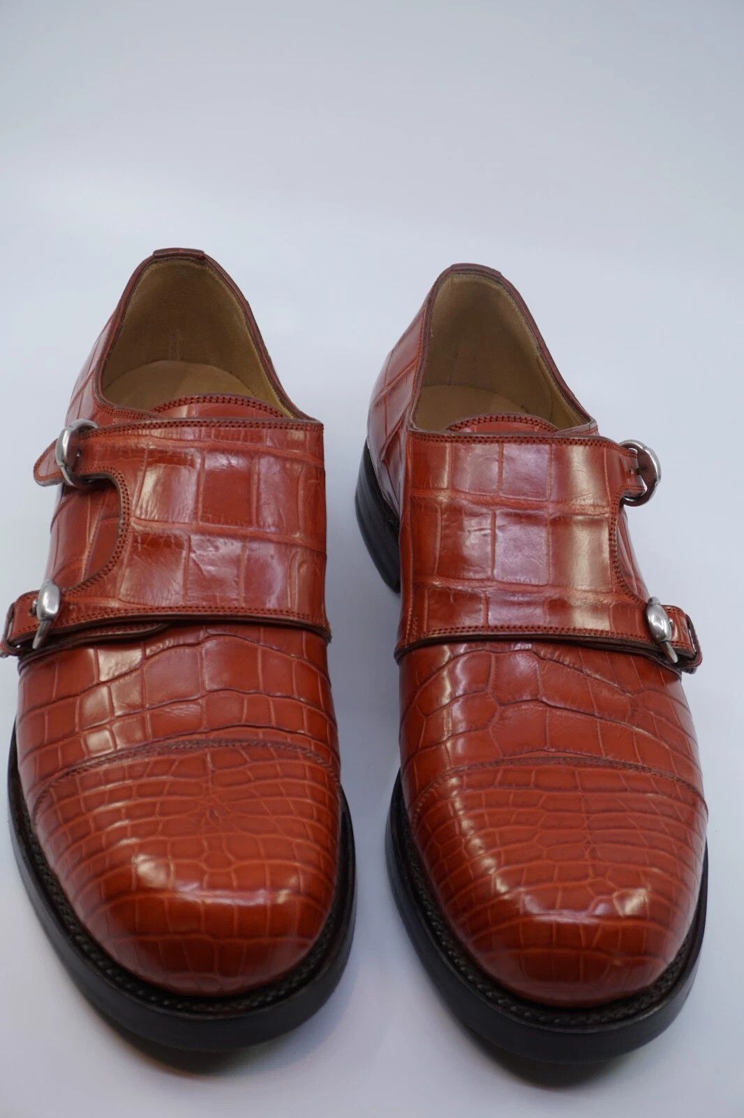 Gucci RARE Gucci Exotic Alligator Crocodile UK 7 US 7.5 Size US 7.5 / EU 40-41 - 2 Thumbnail