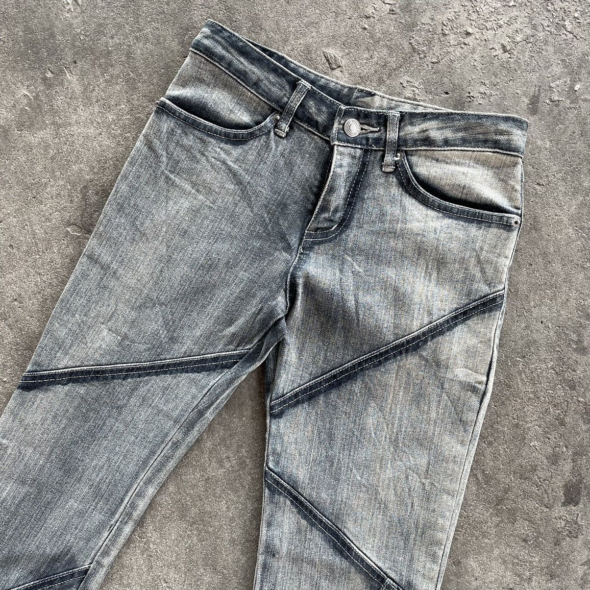 If Six Was Nine × Japanese Brand × Le Grande Bleu (L.G.B.) Zigzag washed flare jeans ifsixwasnine styled Size US 27 - 3 Thumbnail