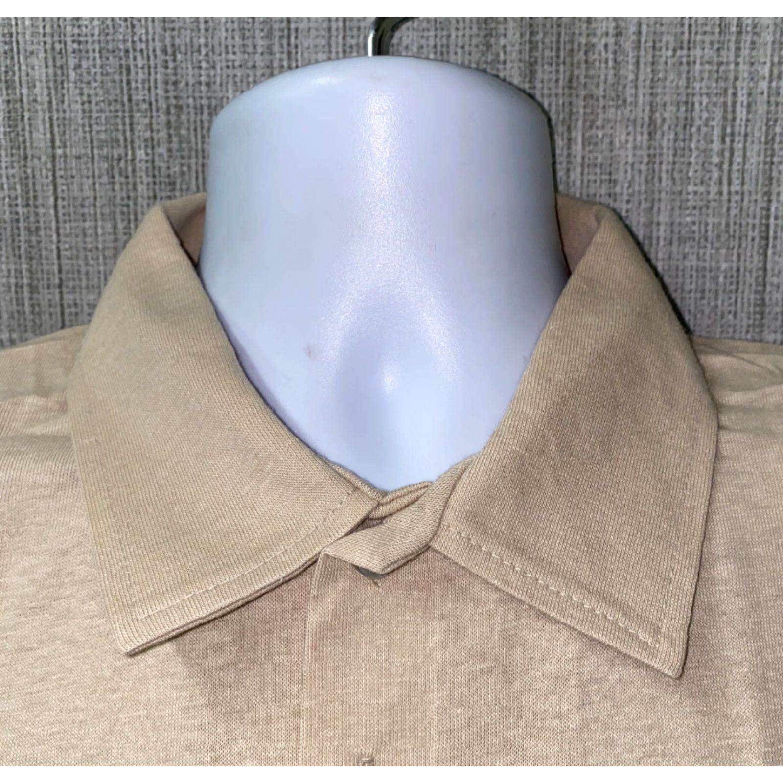 Red Kap VTG Red Kap Mens Beige Short Sleeve USA Made Golf Polo Shirt L Shirt Mens Beige Golf USA Made Size US L / EU 52-54 / 3 - 3 Thumbnail