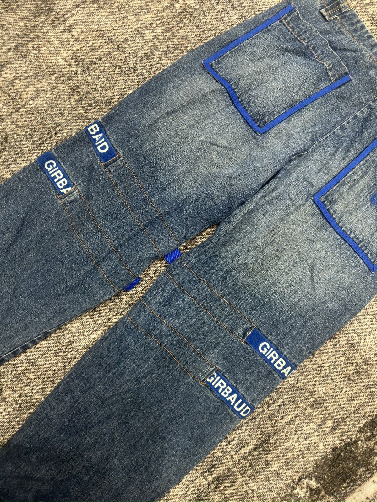 If Six Was Nine × JNCO × Marithe + Francois Girbaud Baggy Jeans MFG Denim Wide Loose Y2k Streetwear Jnco Size US 38 / EU 54 - 9 Thumbnail