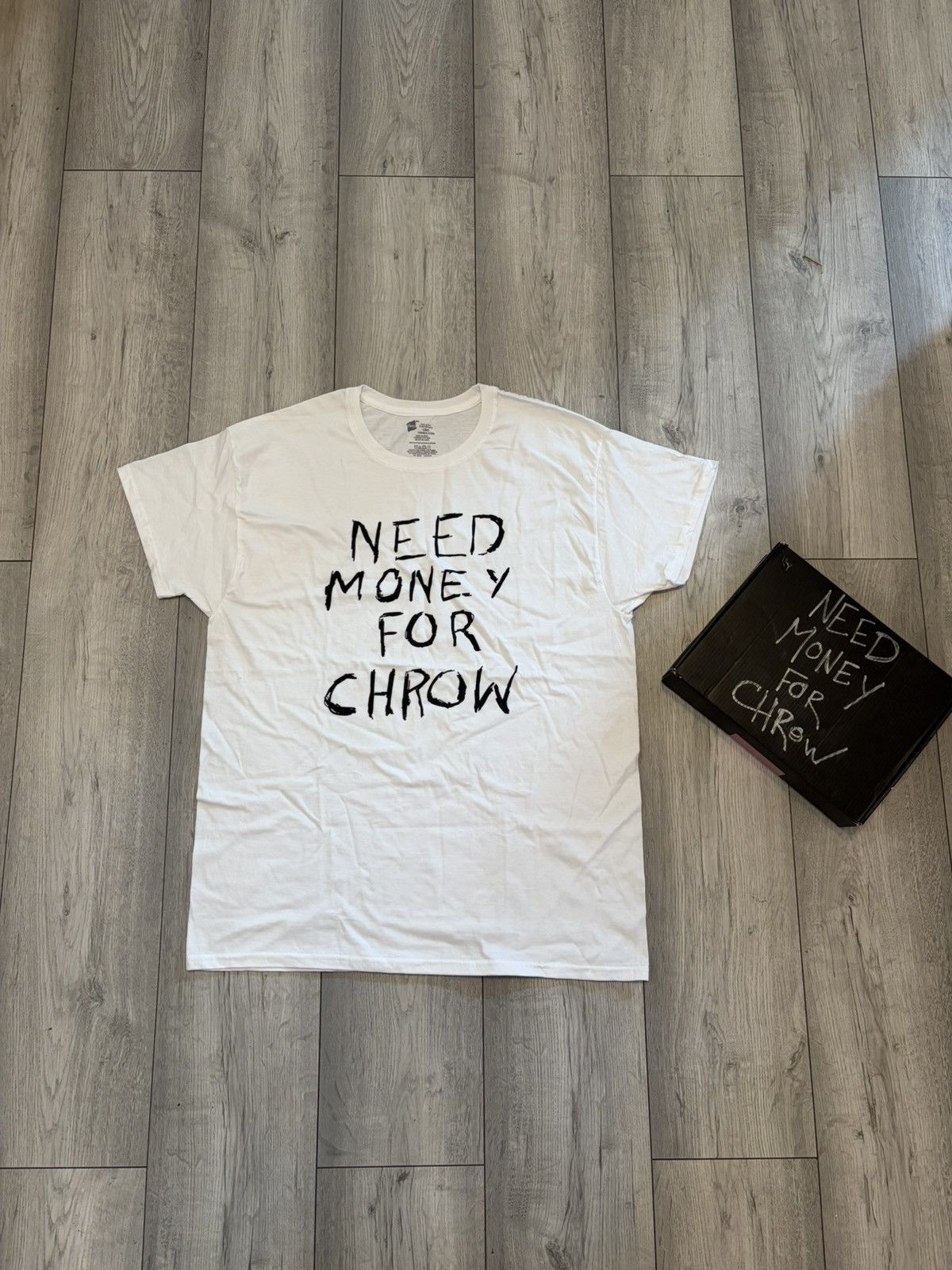 Other Sweetsound Need Money For Chrow Tee White - Size L Size US L / EU 52-54 / 3 - 1 Thumbnail