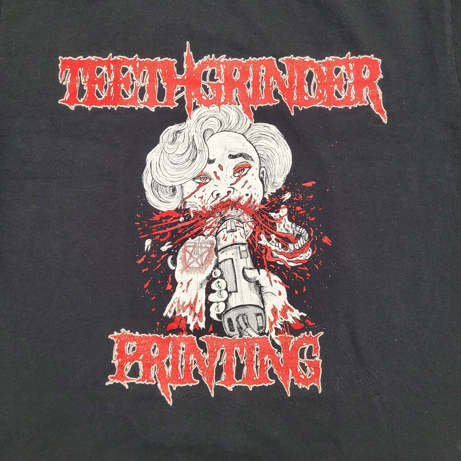 Other VTG Heavy-Metal Teeth Grinder Gory T-Shirt XS/S Black Size US S / EU 44-46 / 1 - 3 Thumbnail