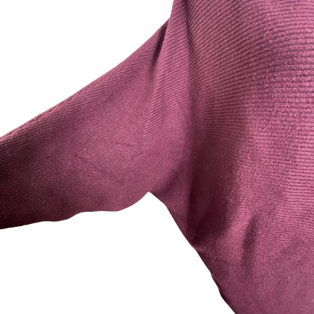 Other Philosophy Maroon Batwing Mock Turtleneck Sweater Large Size L / US 10 / IT 46 - 4 Thumbnail