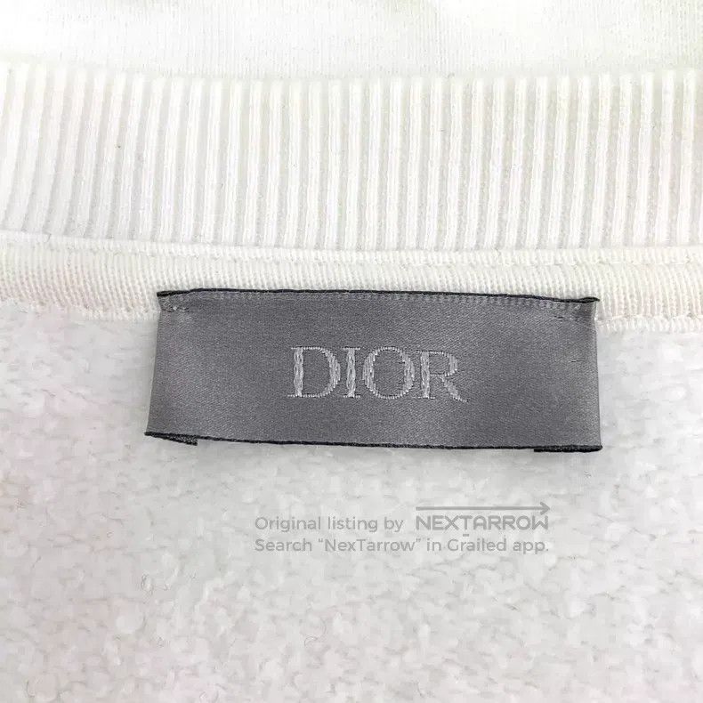 Dior Dior White letter embroidery cotton round-neck long-sleeve Size US S / EU 44-46 / 1 - 5 Thumbnail