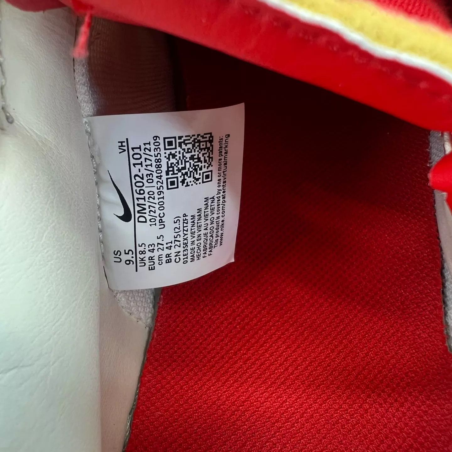 Nike OW Dunk Gray White Size 43 99 New Size US 10 / EU 43 - 7 Thumbnail