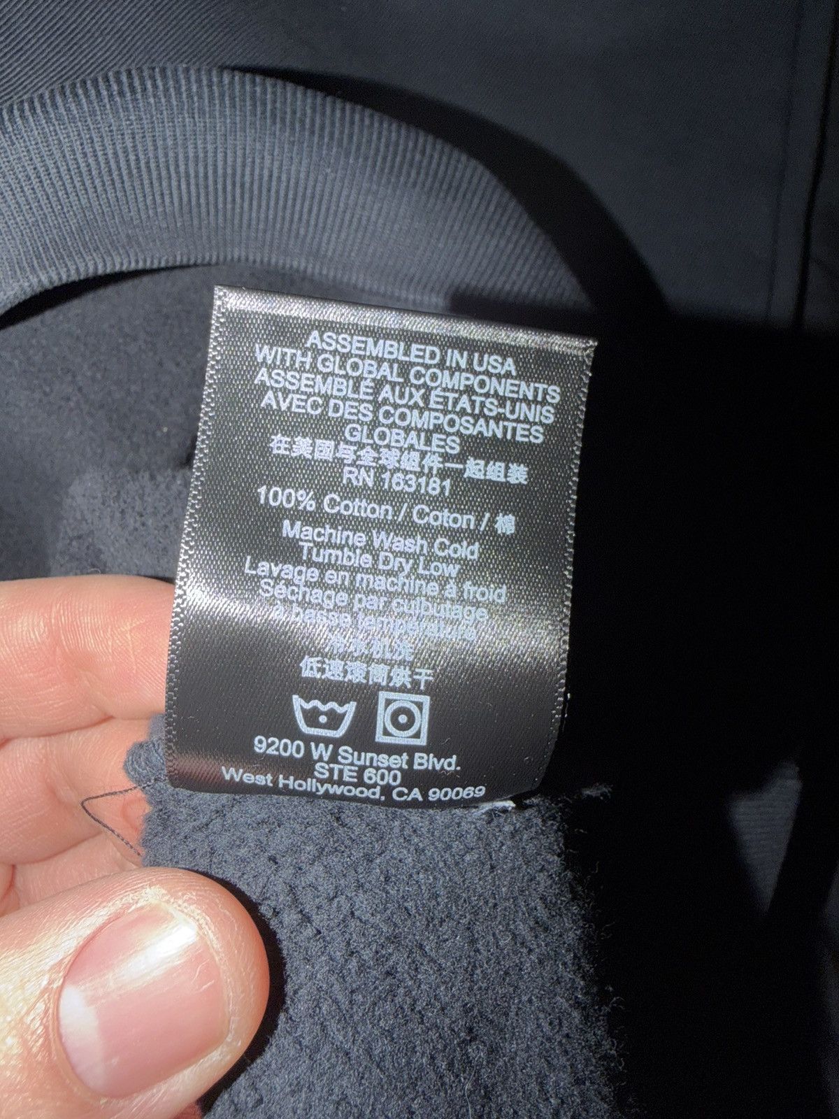 Rhude Rhude Navy Hoodie Town and Country Size US XL / EU 56 / 4 - 4 Thumbnail