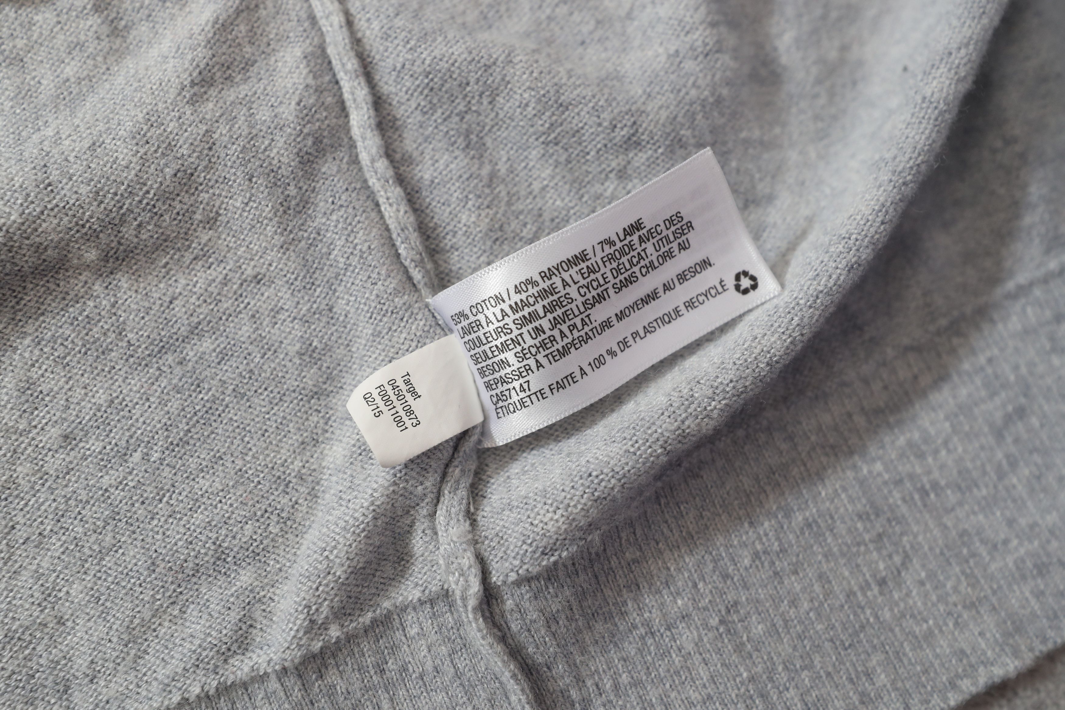 Mossimo Mossimo Grey Long Sleeve Polo Sweater (L) Size US L / EU 52-54 / 3 - 13 Thumbnail