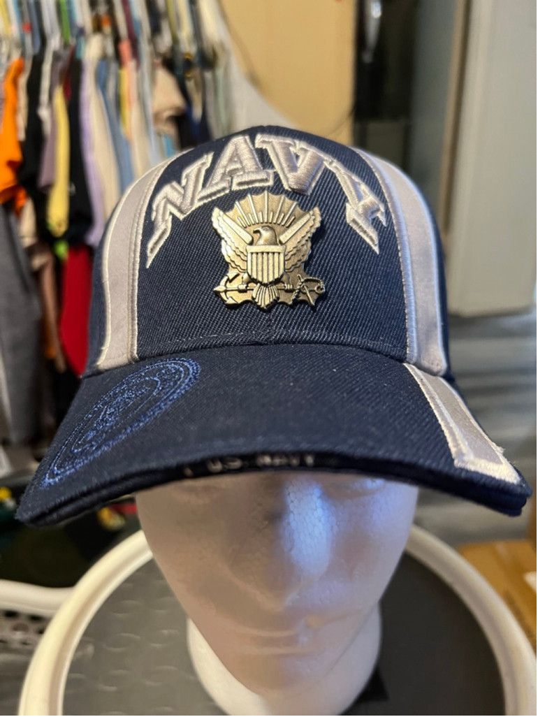 Other Men's U.S. Navy One Size Baseball Cap Navy Blue Grey Size ONE SIZE - 1 Thumbnail