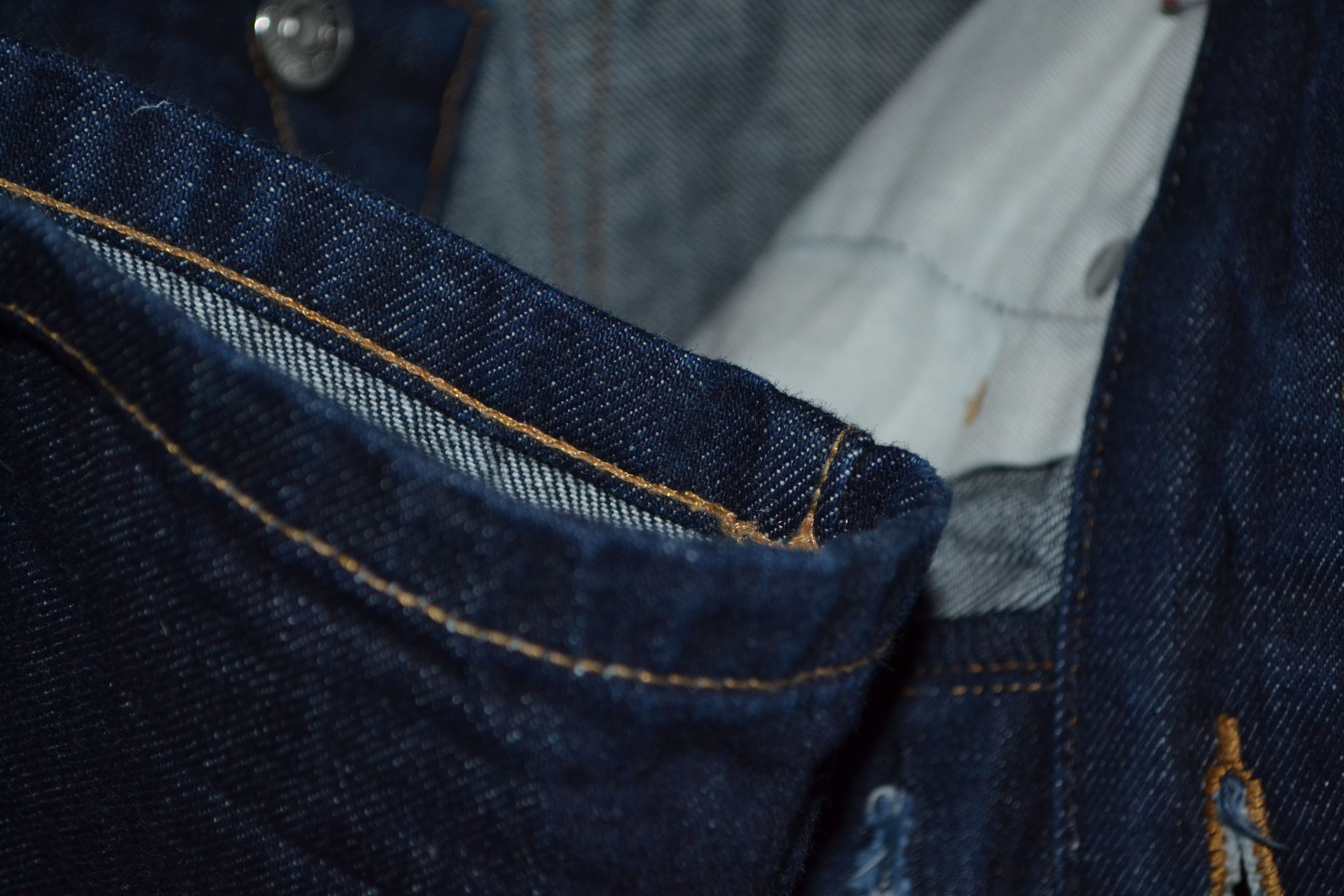 Buck Mason Buck Mason Jeans 33 Slim Fit Selvedge Blue Denim 12104 Size US 33 - 12 Thumbnail