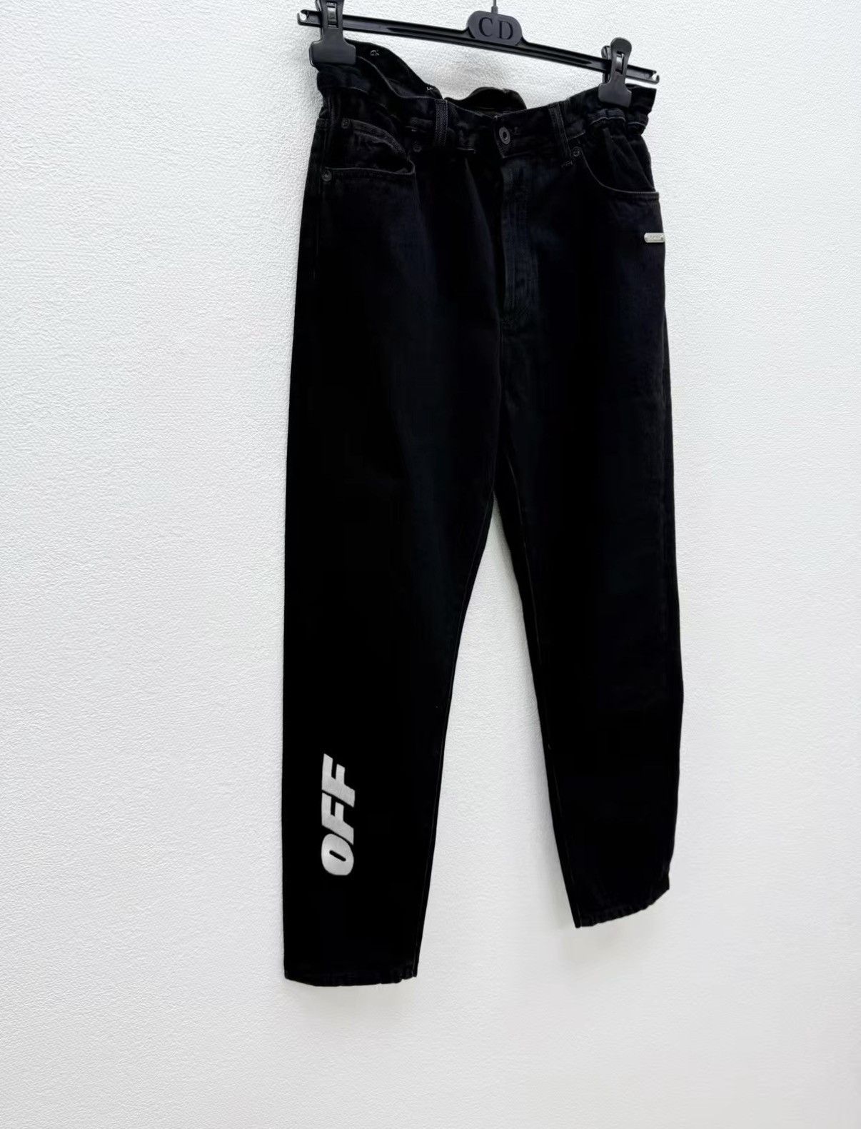Off-White OFF-WHITE 100% Cotton Embroidered Jeans J30 Size US 34 / EU 50 - 2 Thumbnail