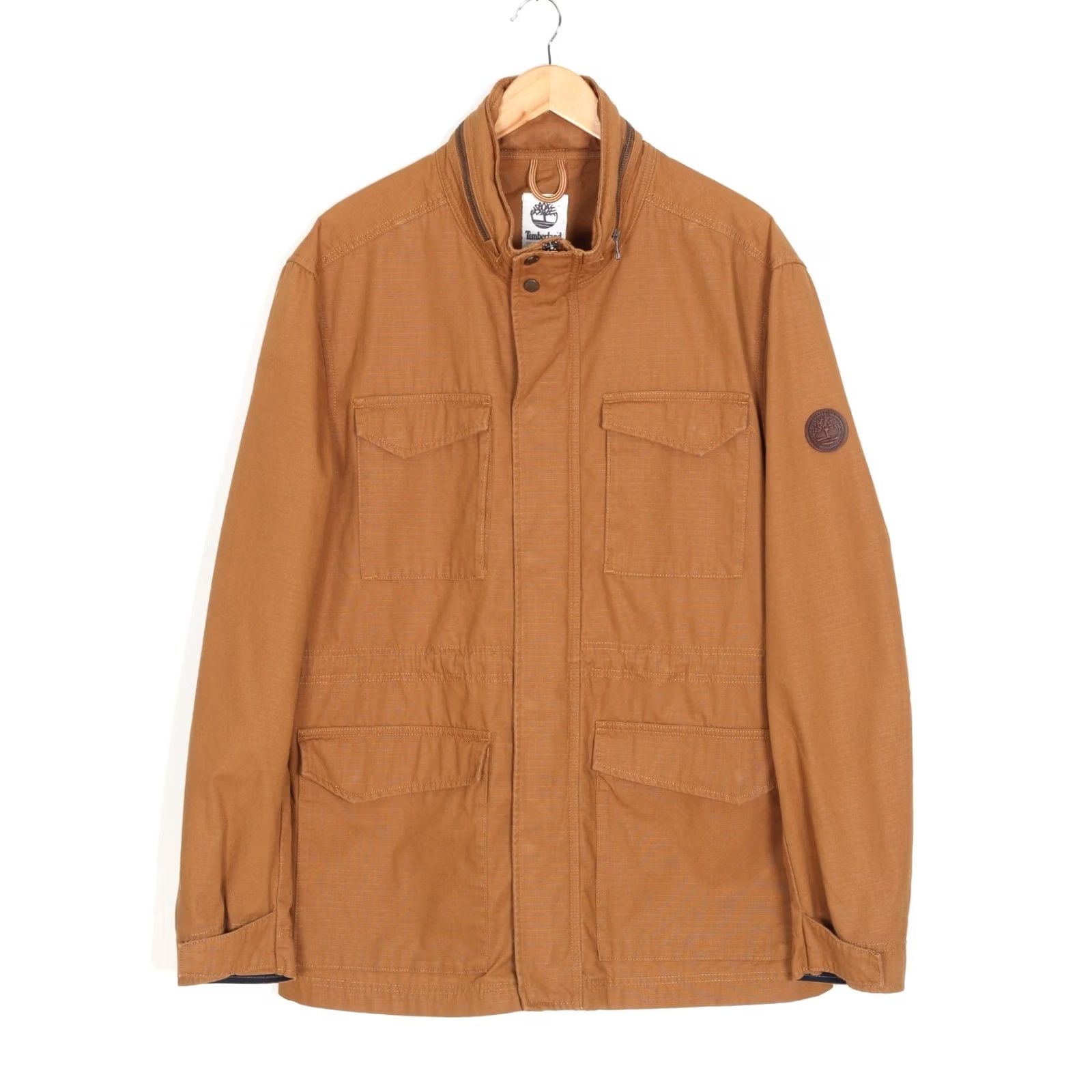 Timberland TIMBERLAND Field Jacket Men 2XL Hooded Ripstop Brown Jacket Mens Field Jacket Modern 90s Style Size US XXL / EU 58 / 5 - 2 Thumbnail
