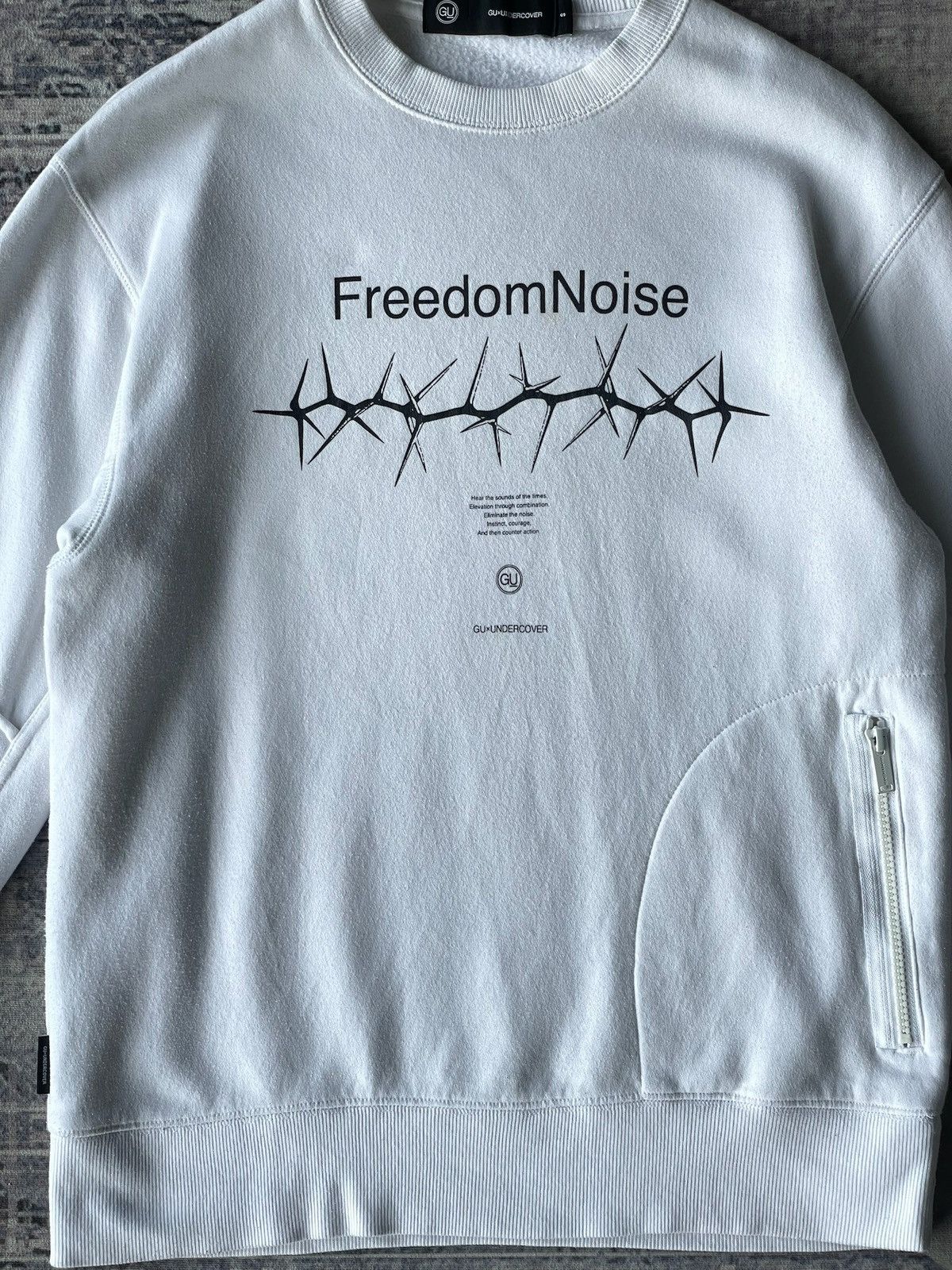 Undercover Undercover GU Freedom Noise Crewceck Size US S / EU 44-46 / 1 - 2 Thumbnail