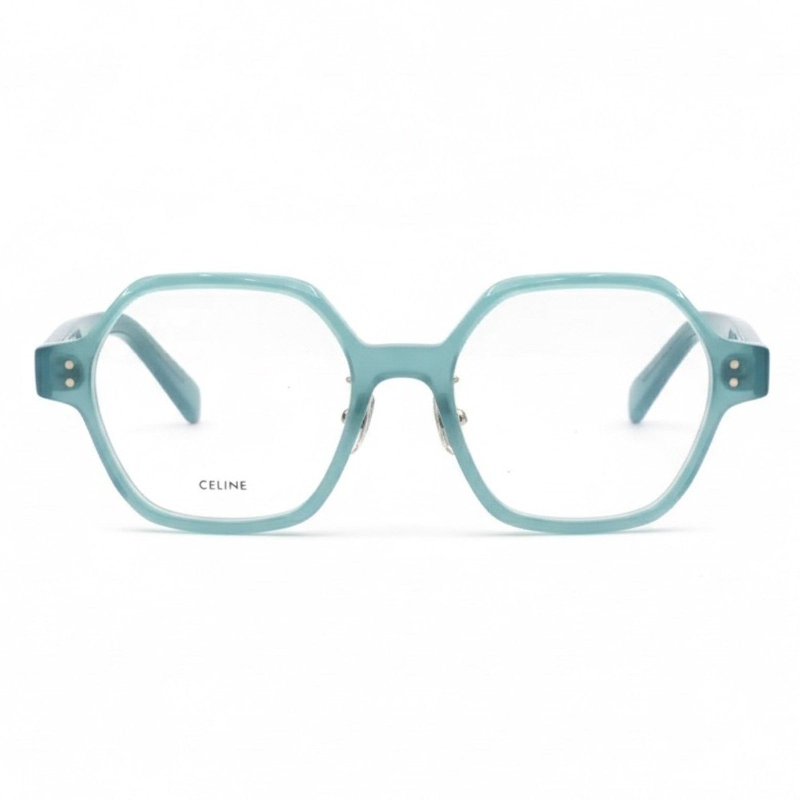 Celine New! Celine Aqua Blue Eyeglasses CL50142F 093, Authentic Size ONE SIZE - 3 Thumbnail