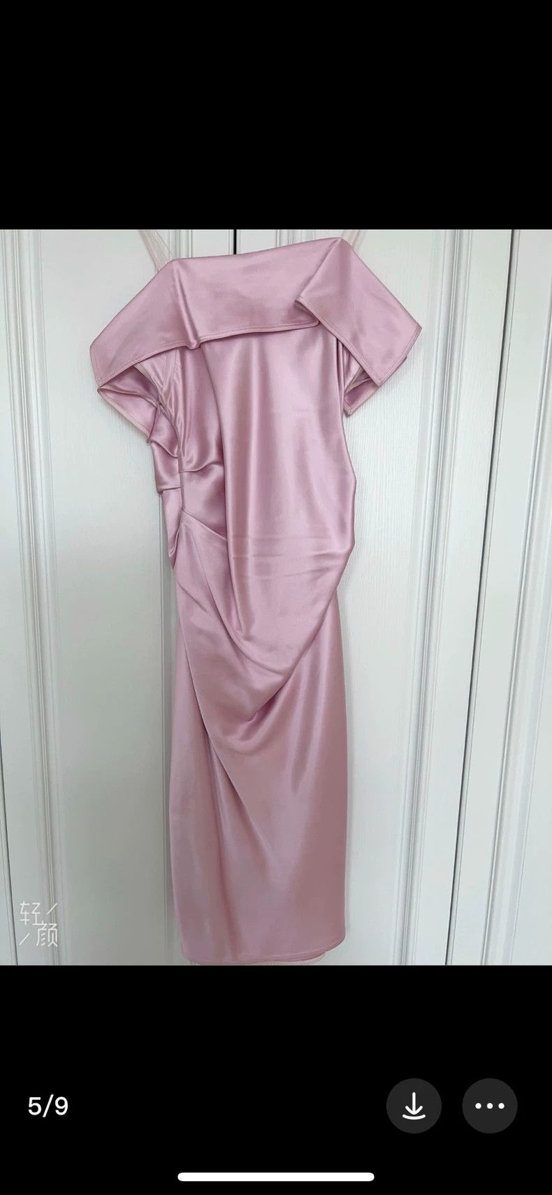 Helmut Lang HELMUT LANG Pink satin dress Size M / US 6-8 / IT 42-44 - 5 Thumbnail