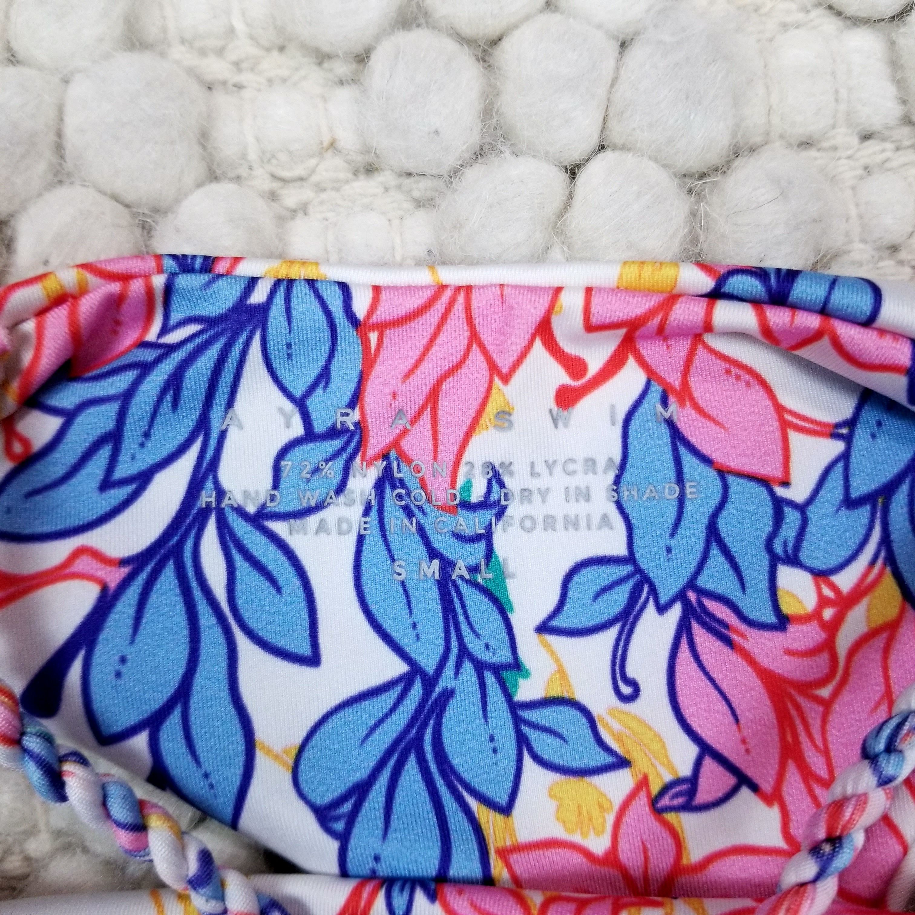Other Ayra Swim Panama Strappy Cheeky Swimsuit Floral Sz Small Size ONE SIZE - 7 Thumbnail