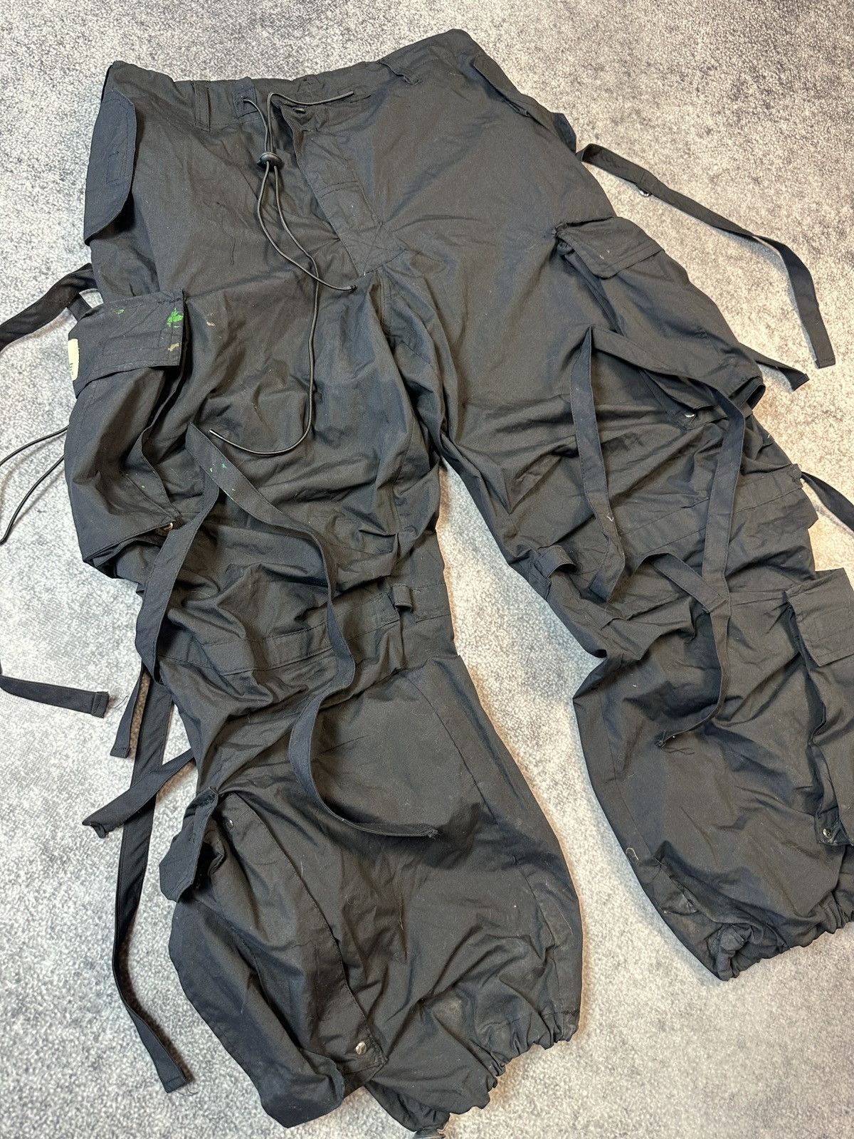 Japanese Brand Y2K Baggy Bondage Pants Casual Alt Streetwear Opium Style XS Size US 28 / EU 44 - 3 Thumbnail