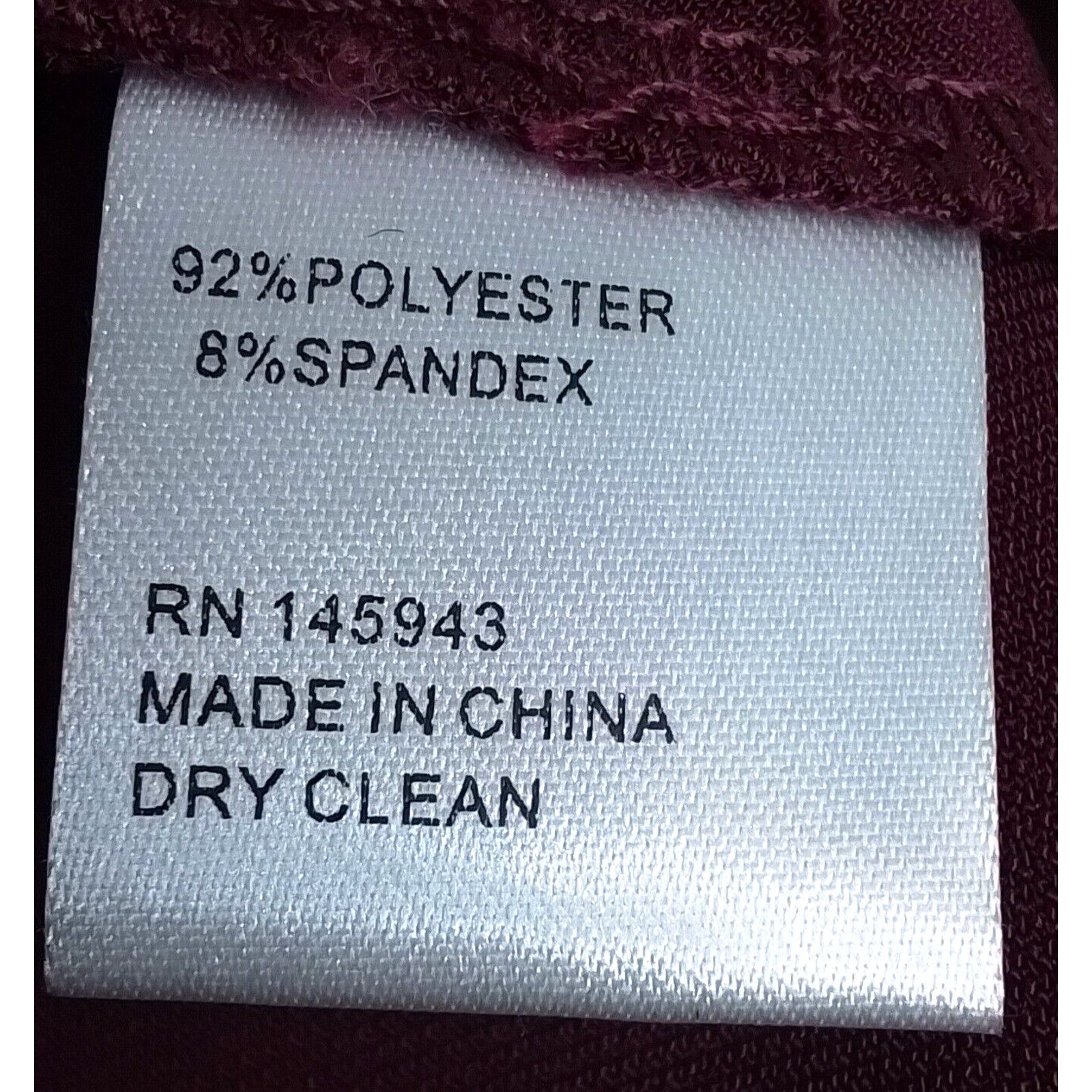 Other Tome Collective Dress Women's 6 Maxi Burgundy & Gray Size M / US 6-8 / IT 42-44 - 9 Thumbnail