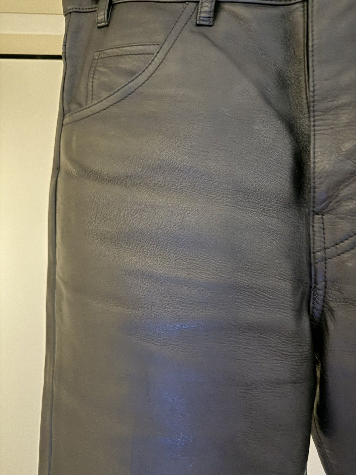 Celine Hedi Slimane for Celine Dylan leather pants Size US 29 - 5 Thumbnail