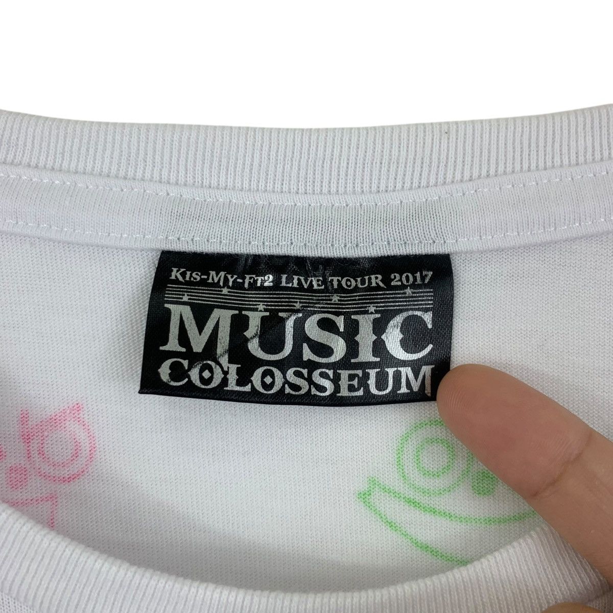 Vintage KIS-MY-FT2 Music Colosseum Live Tour 2017 Tee Shirt Size S / US 4 / IT 40 - 6 Thumbnail