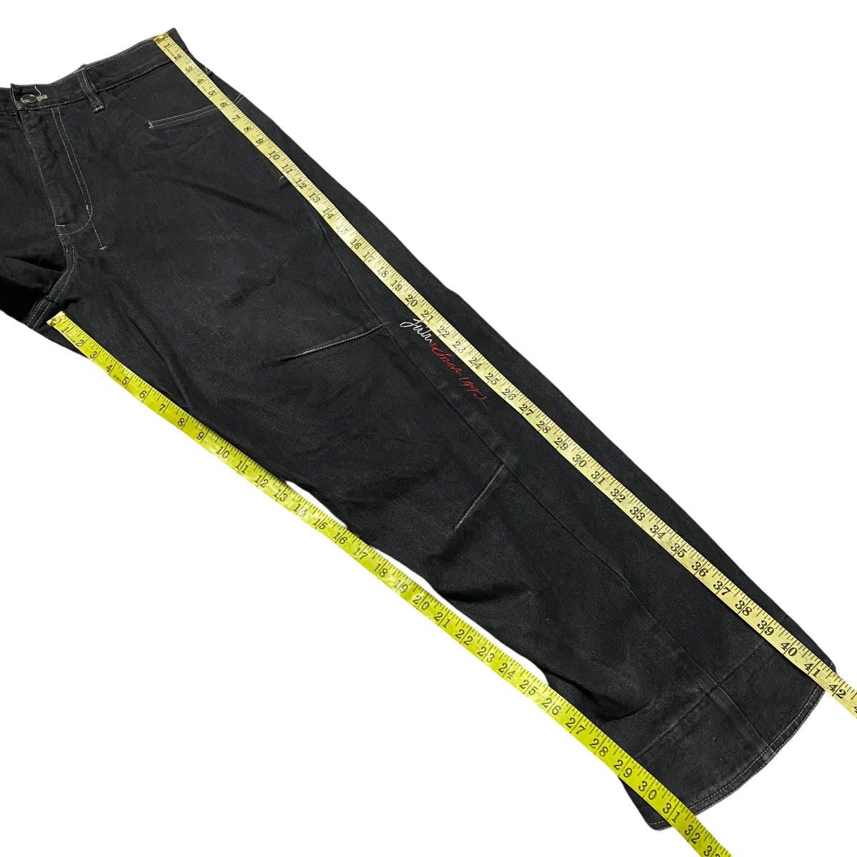 Fubu Vintage Fubu Denim Engineered Baggy Jeans Black Size US 33 - 19 Thumbnail