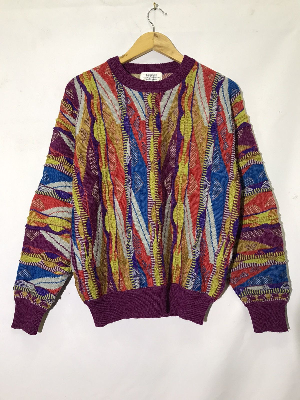 Other Vintage Guilbee Avante Garde coogi style knit sweater Size US M / EU 48-50 / 2 - 1 Thumbnail