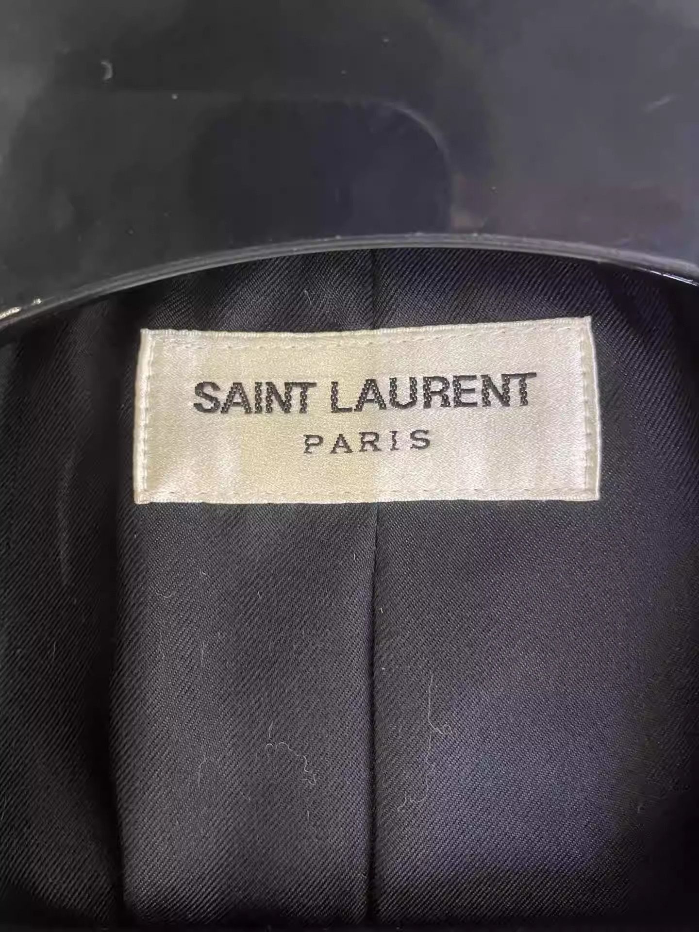Saint Laurent Paris Saint Laurent Leather Collar Thousand Bird Check Suit-2505 Size US L / EU 52-54 / 3 - 3 Thumbnail