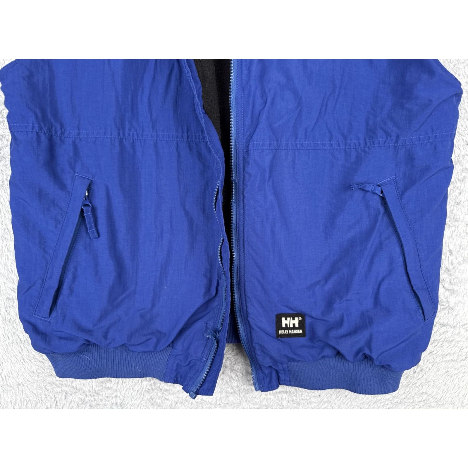 Helly Hansen Helly Hansen Vest Mens M Blue Fleece Lined Full Zip Pockets Rib Hem Outdoor Size US M / EU 48-50 / 2 - 3 Thumbnail