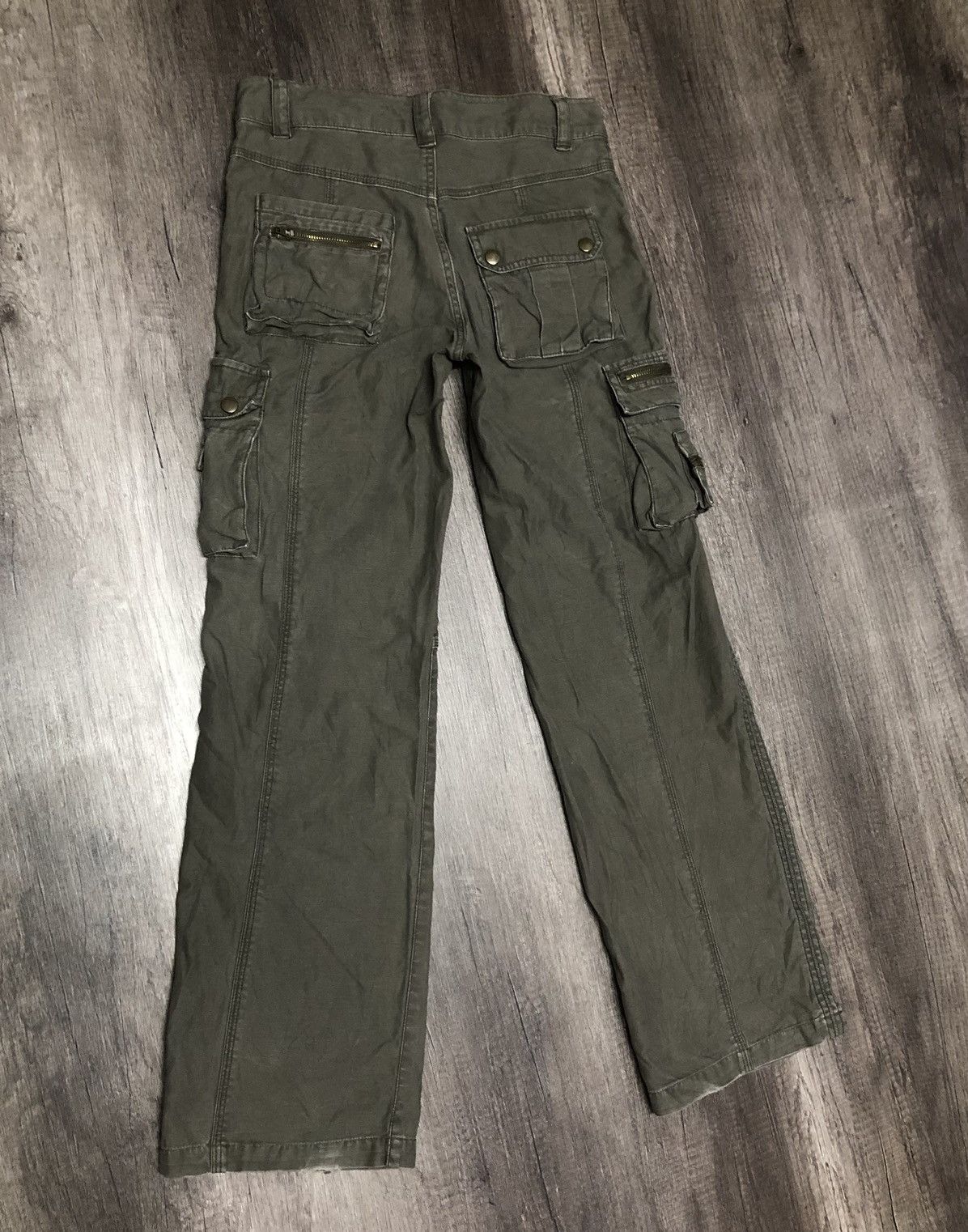 Designer × Japanese Brand Vintage Magic Square Cargo Pant Multi Pocket Size US 29 - 3 Thumbnail