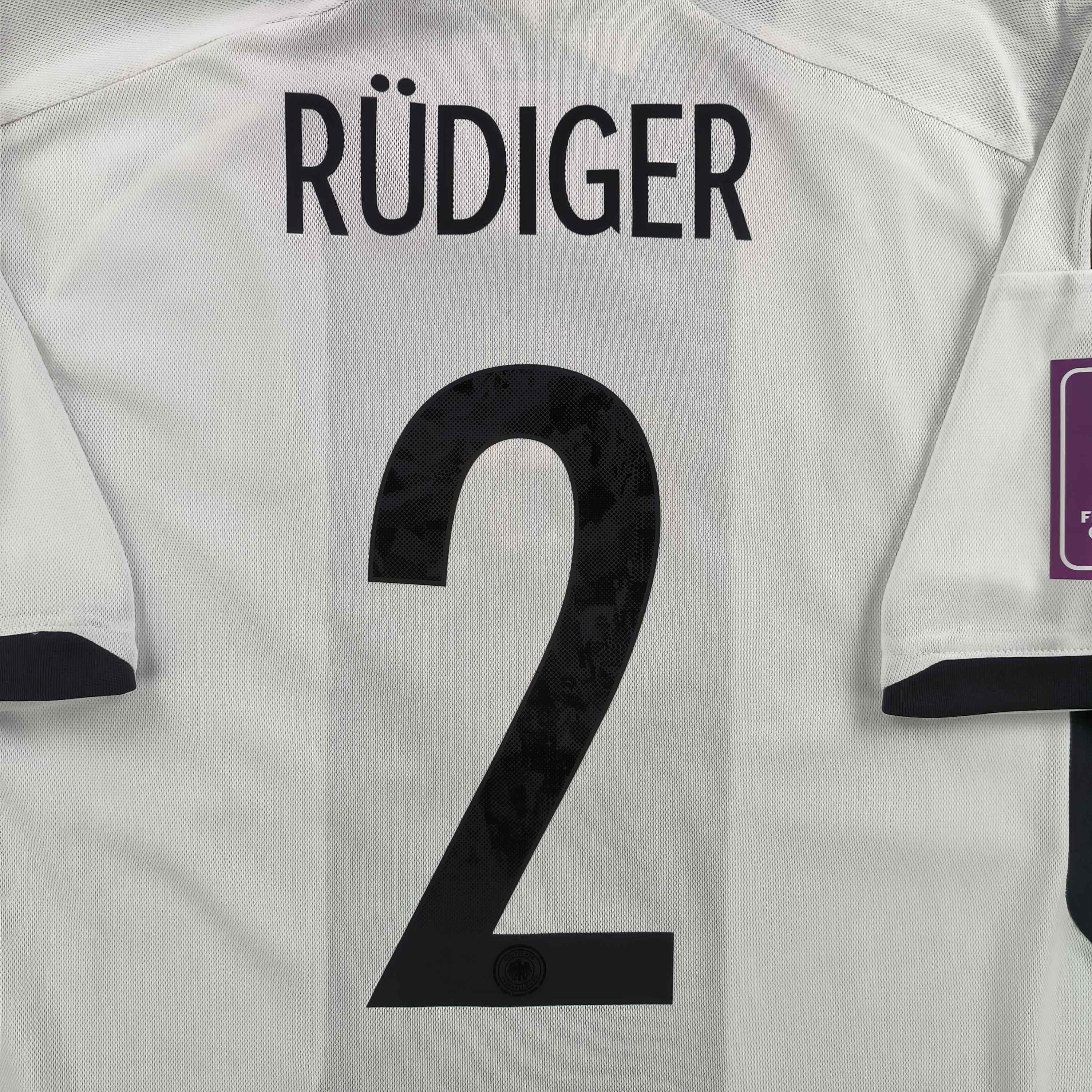 Adidas NEW Germany 22-24 Adidas home Rüdiger football jersey sz XL Size US XL / EU 56 / 4 - 10 Thumbnail