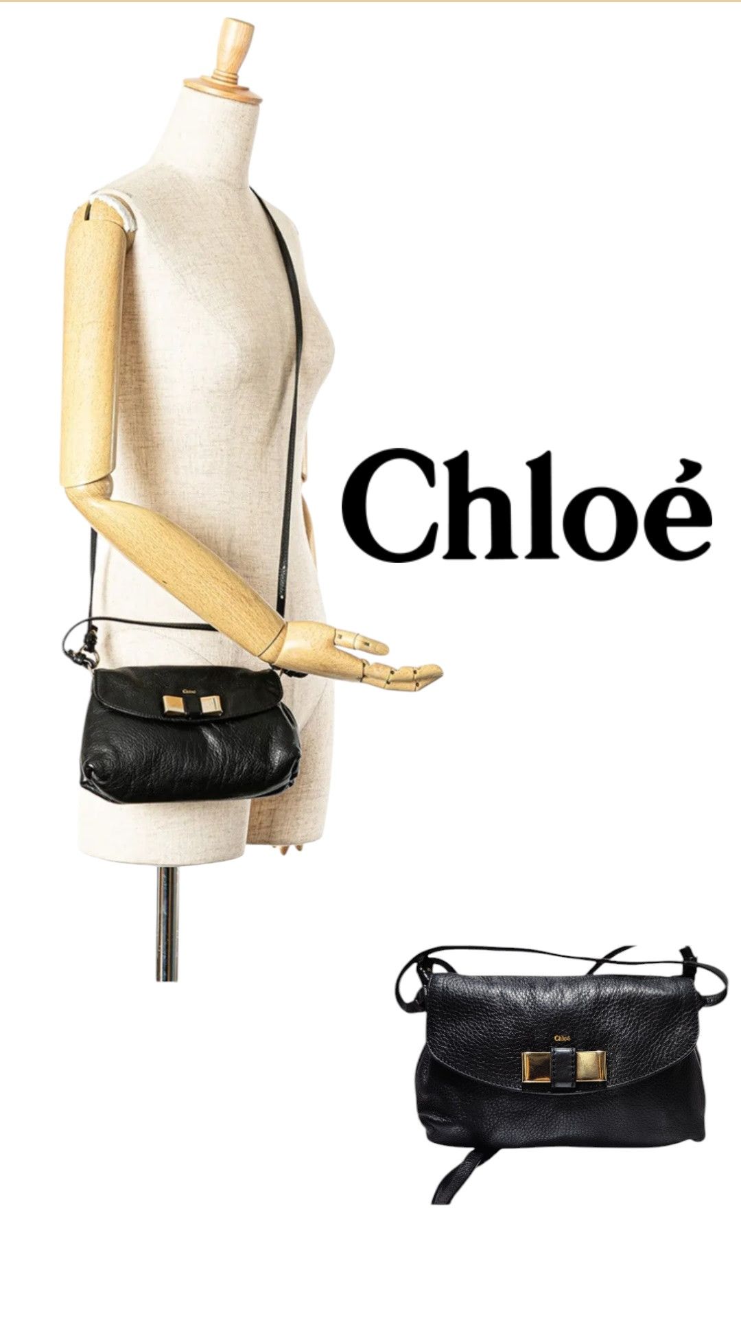 Chloe Chloe Lily Ribbon Crossbody Shoulder Leather Bag Size ONE SIZE - 1 Thumbnail