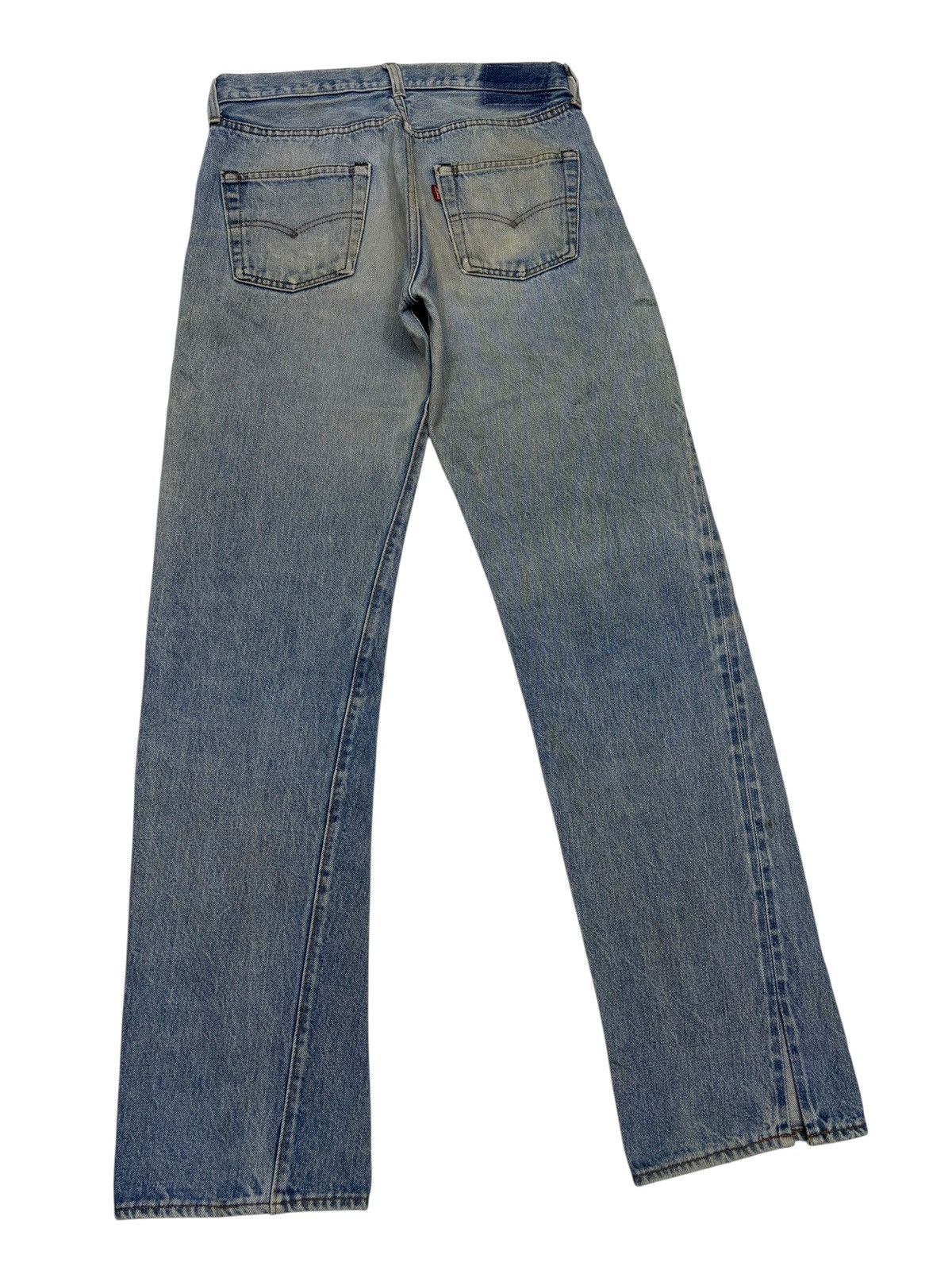Kapital Vintage Levis 501 Selvedge release hem Distressed Denim Jean Size US 31 - 6 Thumbnail