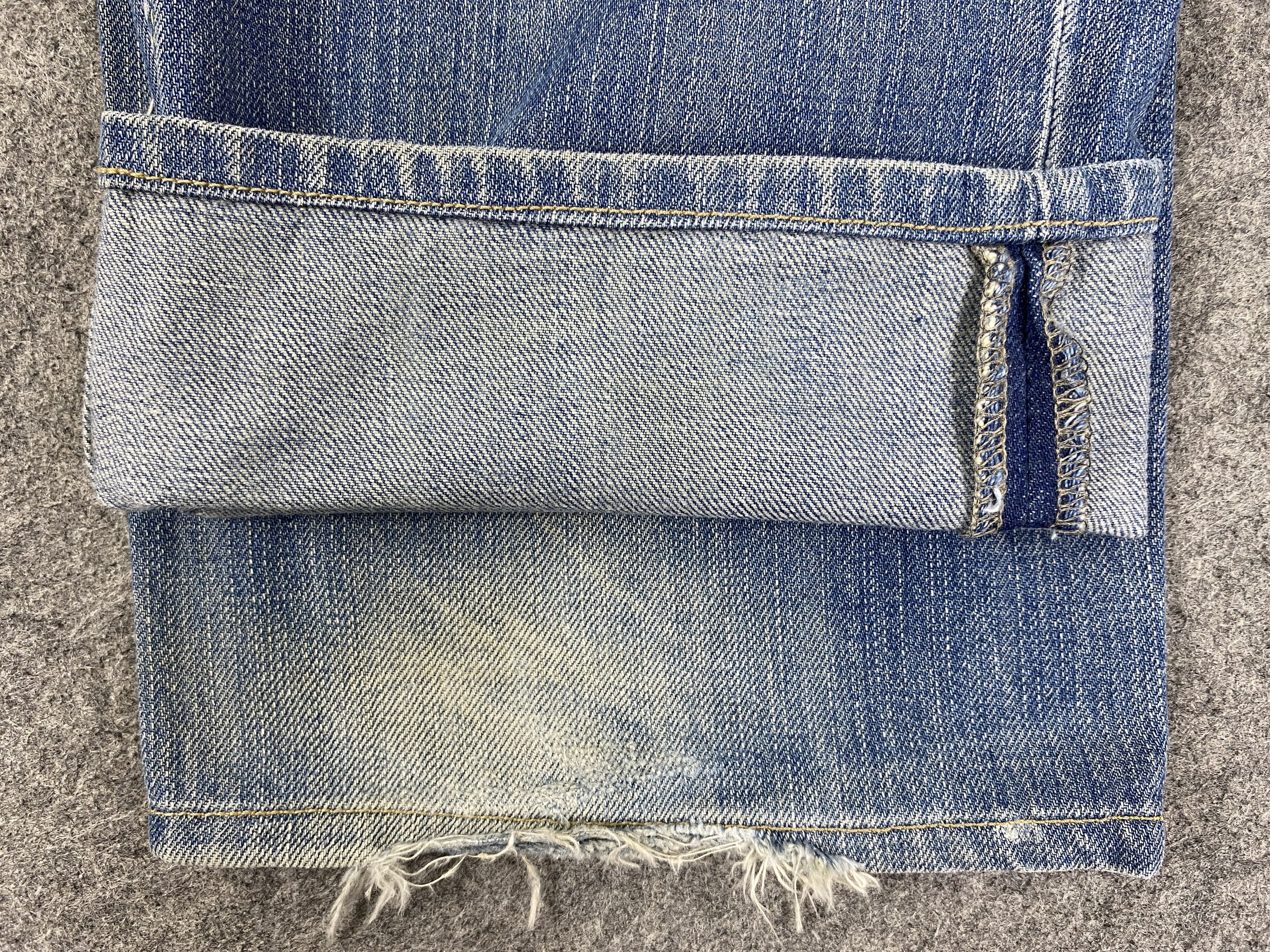 Japanese Brand Distressed Blue Levi's 504 Jeans 36x31.5 Denim -JN1987 Size US 36 / EU 52 - 11 Thumbnail