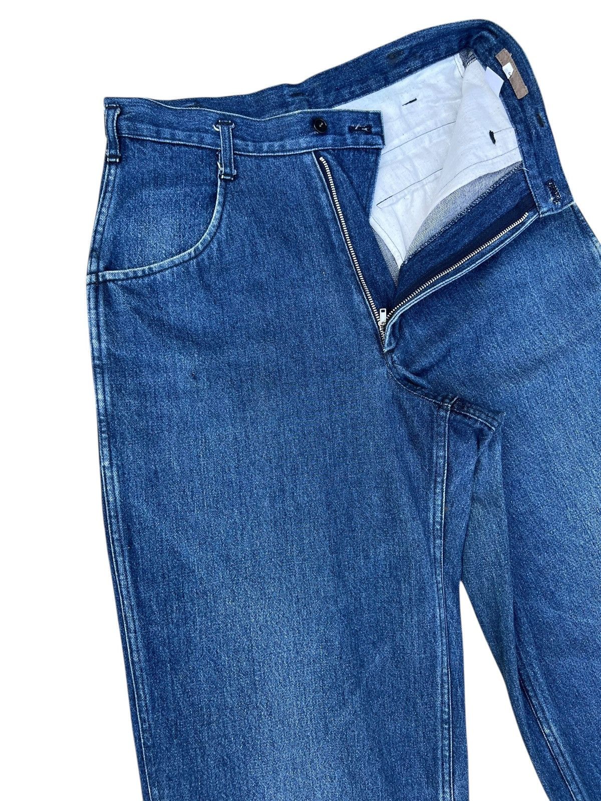 Yohji Yamamoto RARE! 80s Yohji Yamamoto Y’s For Men Fade Denim Baggy Jeans Size US 28 / EU 44 - 9 Thumbnail
