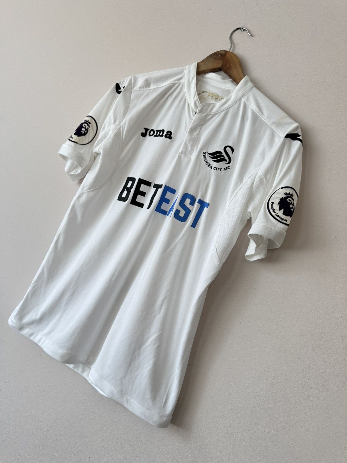 Joma Jack Cork #24 Swansea City 2016-2017 Match Worn Signed Shirt Size US M / EU 48-50 / 2 - 5 Thumbnail