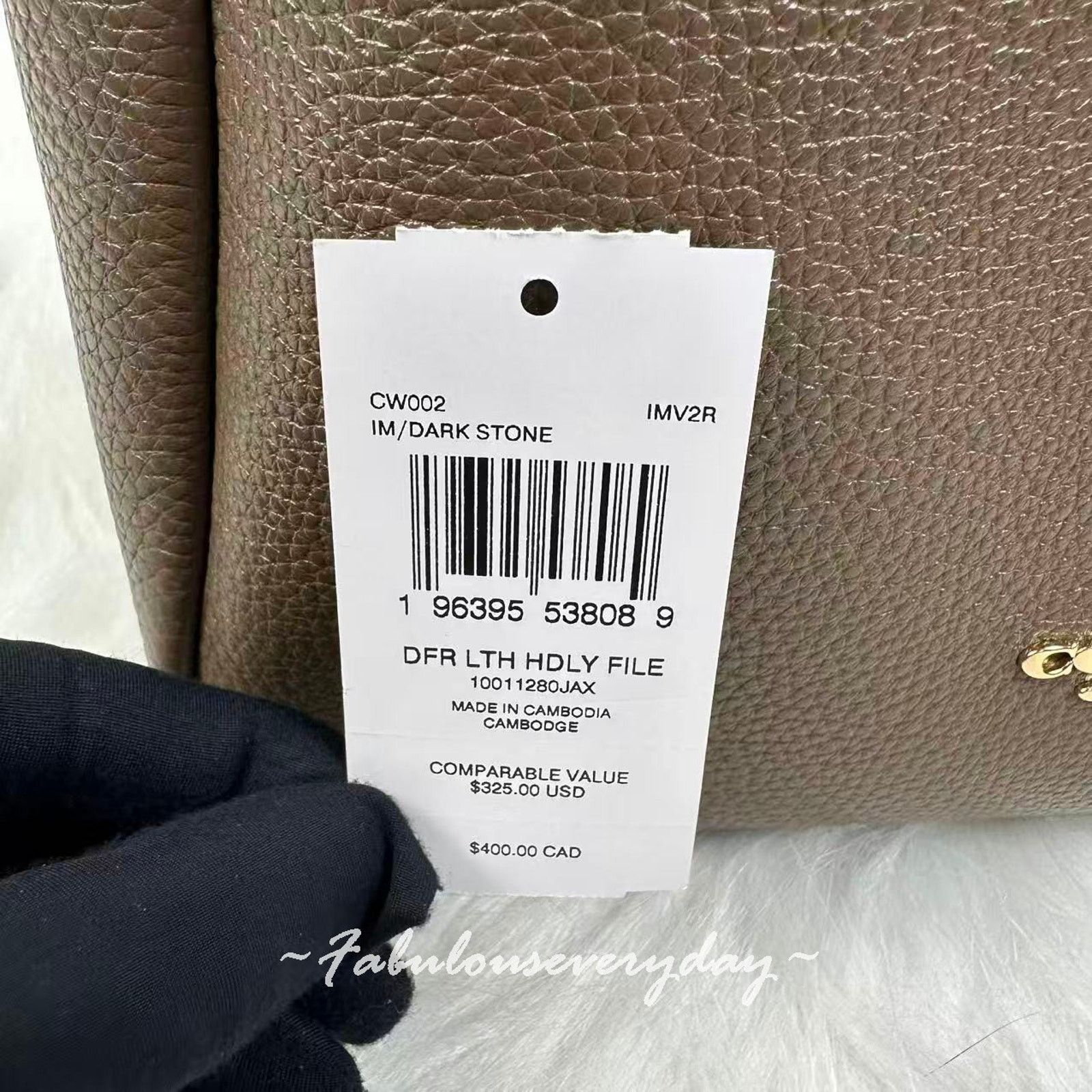 Coach Coach Hadley Convertible Crossbody Bag Leather/Dark Stone Size ONE SIZE - 5 Thumbnail