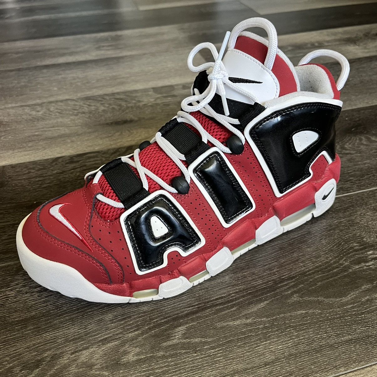 Nike Nike Air More Uptempo Bulls Retro Varsity Red Hoops Pack 10 Size US 10 / EU 43 - 9 Thumbnail