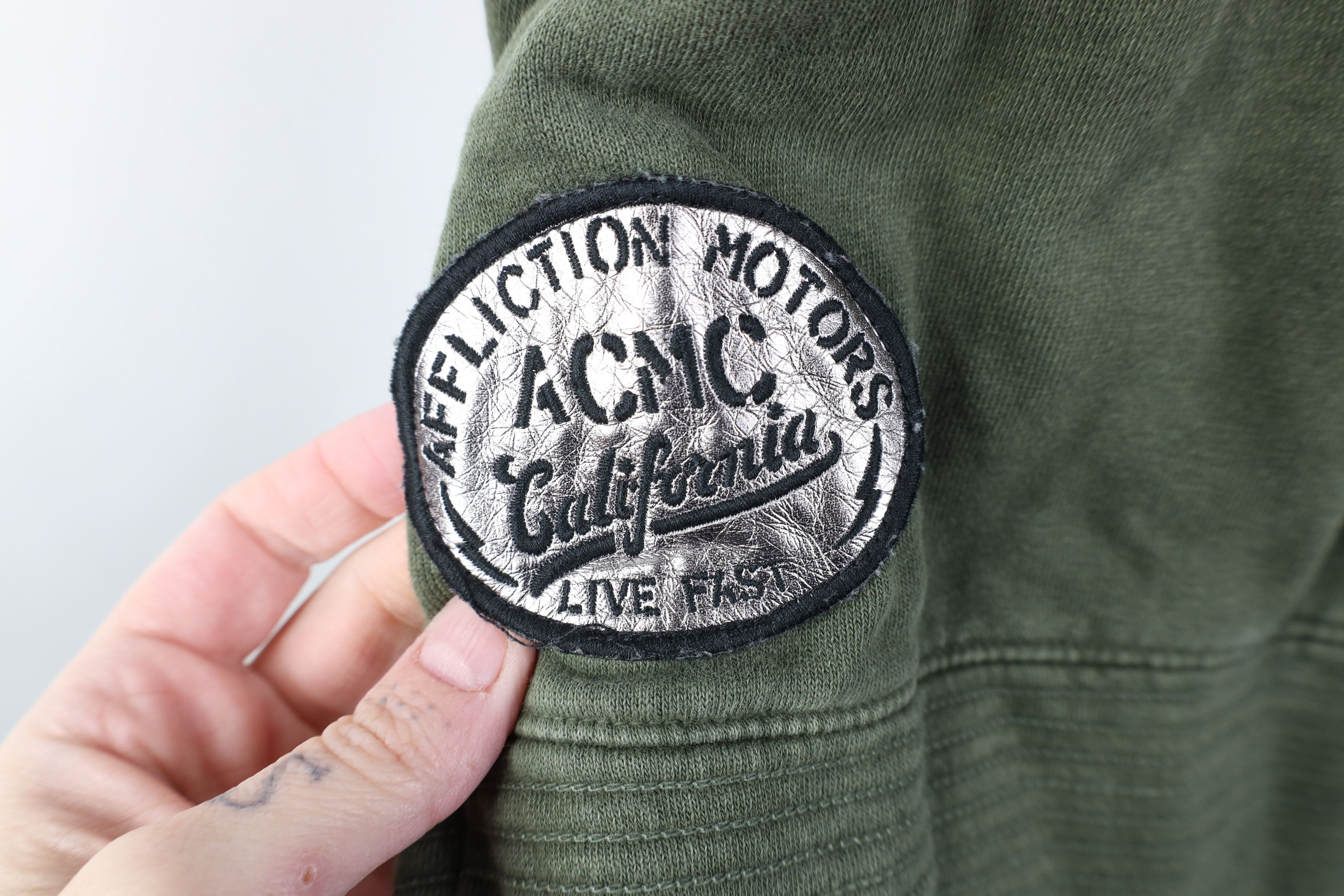 Affliction Affliction Faded Ribbed UFC MMA Fighting Hoodie Sweatshirt Size US XL / EU 56 / 4 - 13 Thumbnail