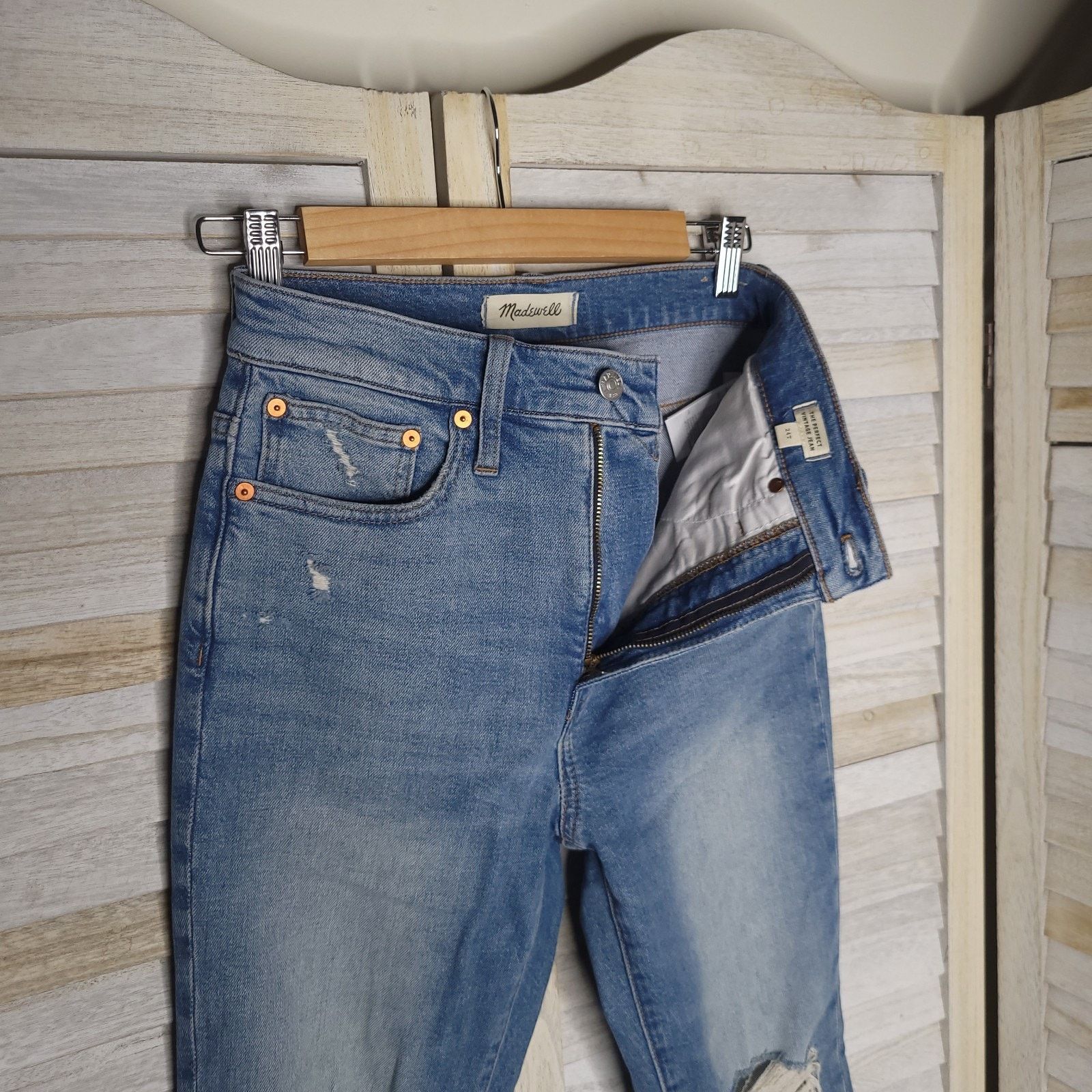 Madewell Madewell The Perfect Vintage Jean Size 24T High Rise Tall Size 28" / US 6 / IT 42 - 4 Thumbnail