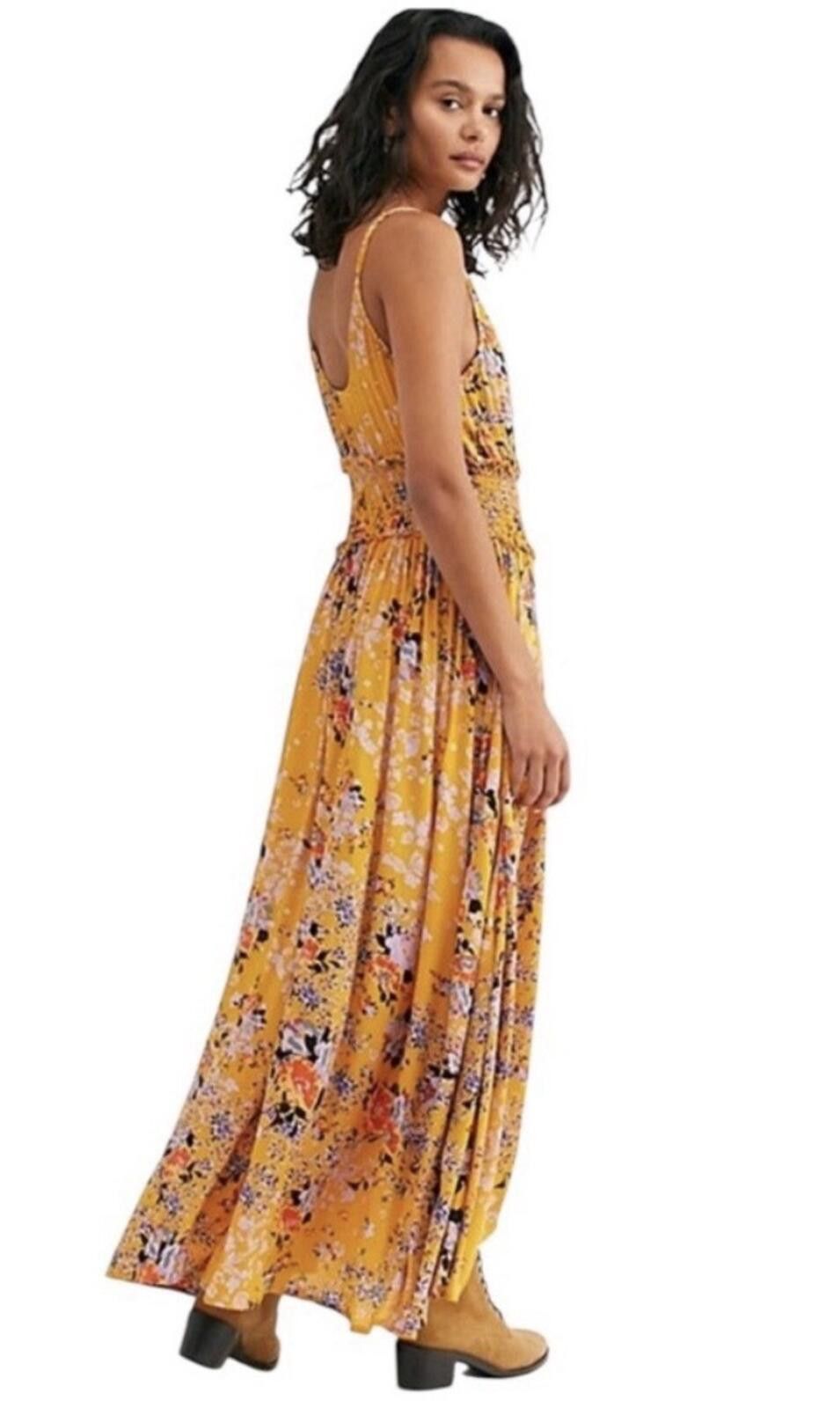 Free People Free People Ready For The Day Floral Maxi Slip Dress XS Size XS / US 0-2 / IT 36-38 - 3 Thumbnail