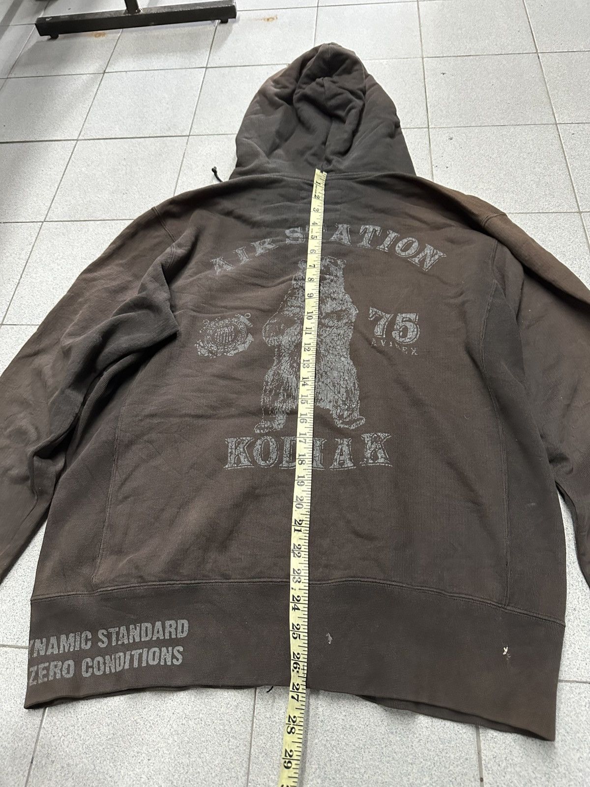 Avirex VTG Faded Avirex Balenciaga Toasted Style Hoodie Size US XL / EU 56 / 4 - 12 Thumbnail
